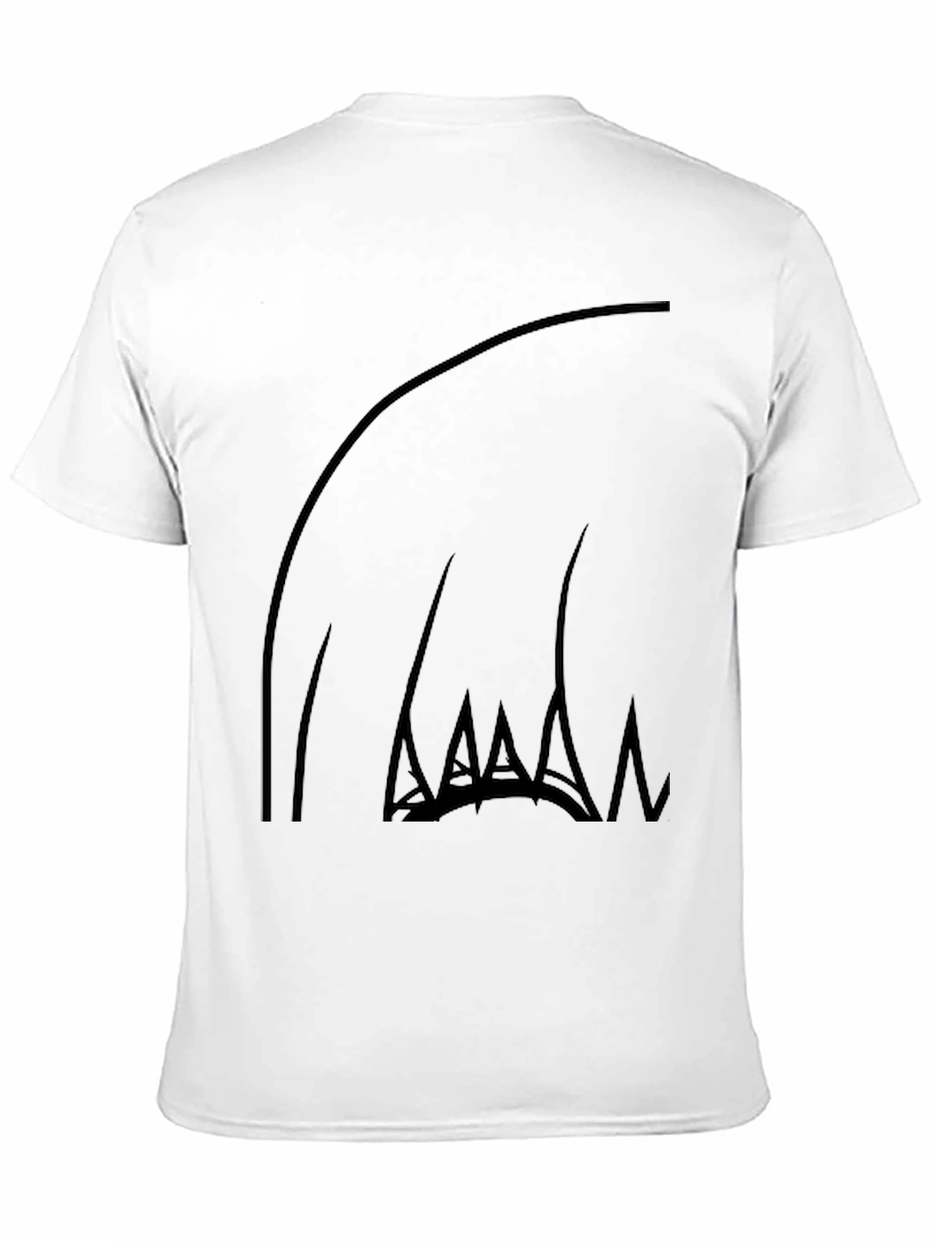 Abstract Claw Graphic Black T-Shirt