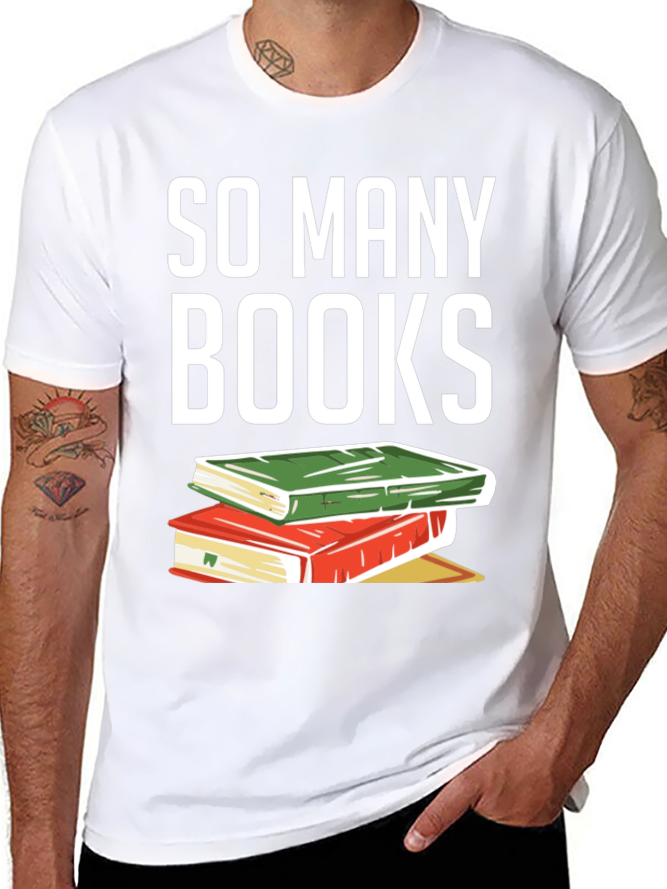 So Many Books T-Shirt - Reader Apparel