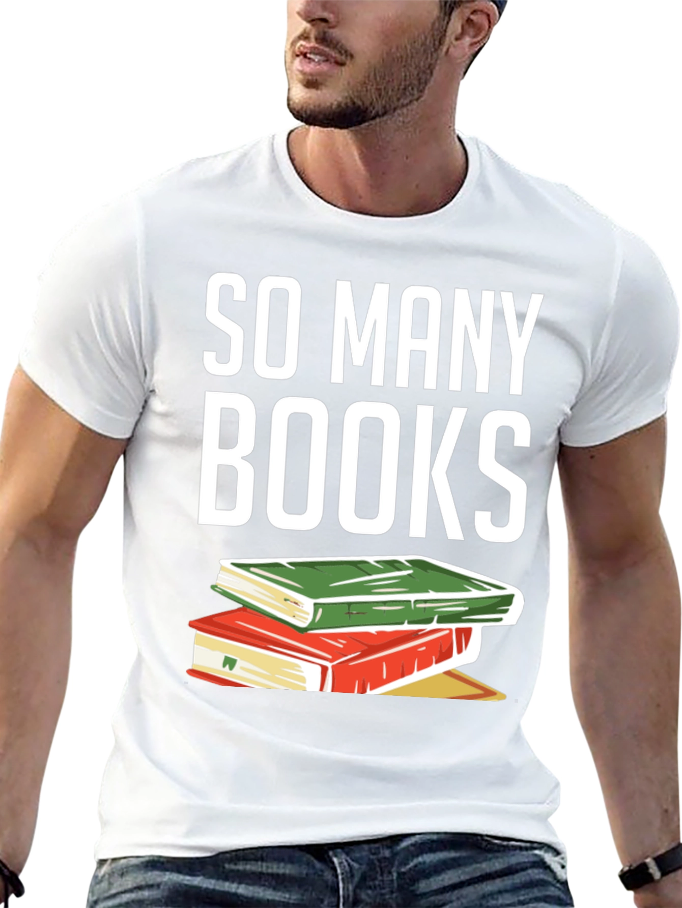 So Many Books T-Shirt - Reader Apparel