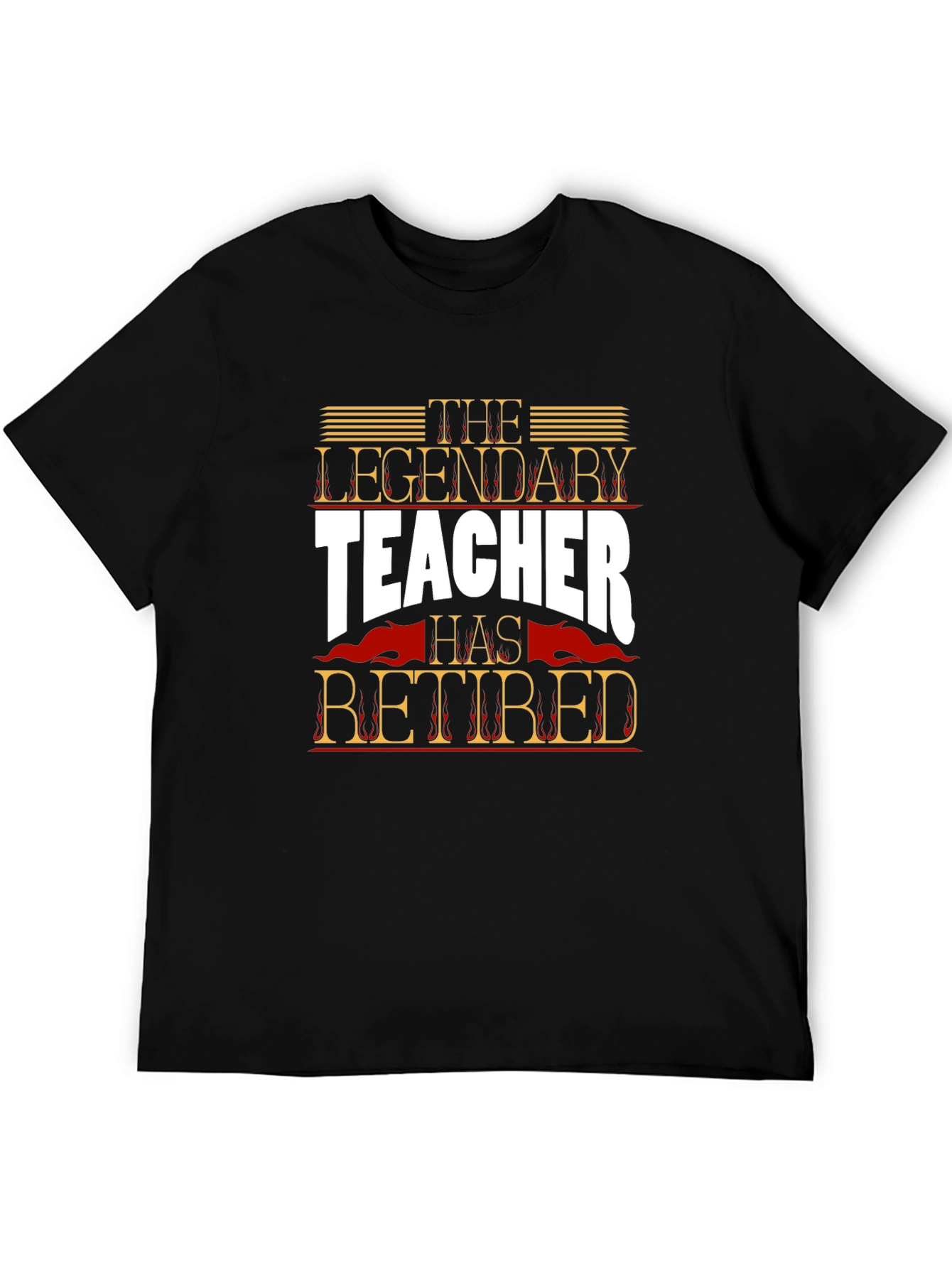 The Legendary Teacher Retired Graphic T-Shirt