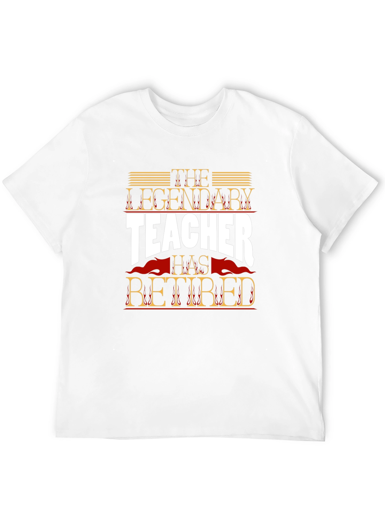 The Legendary Teacher Retired Graphic T-Shirt
