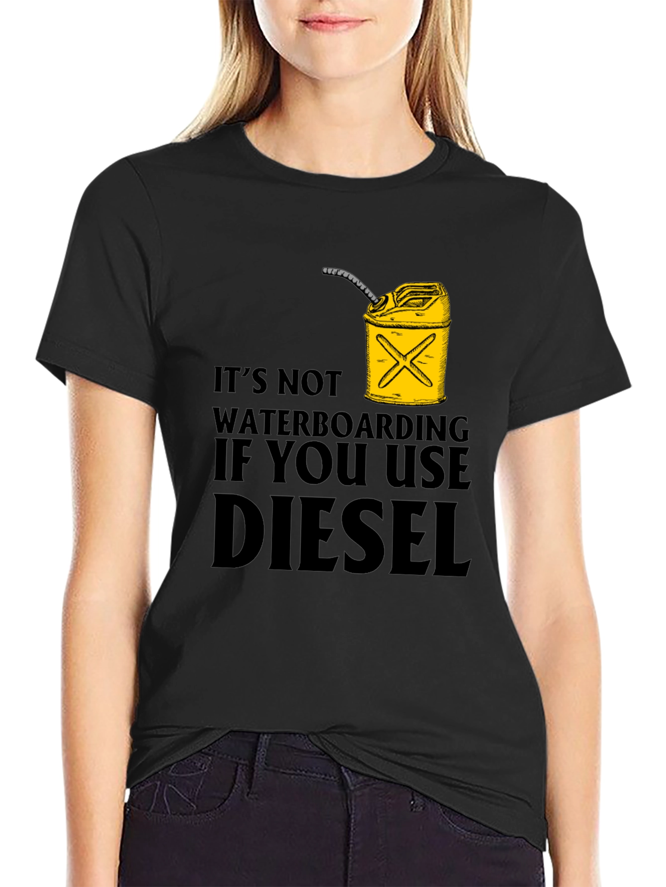 Diesel Waterboarding Humor T-Shirt