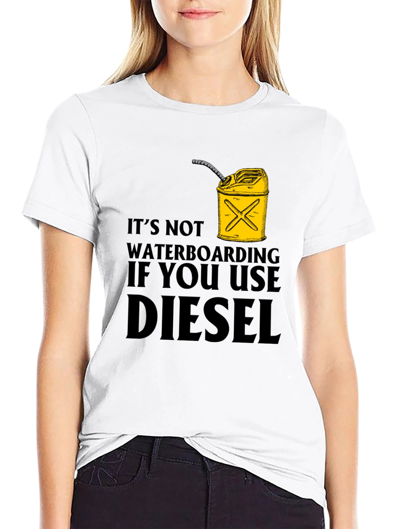 Diesel Waterboarding Humor T-Shirt