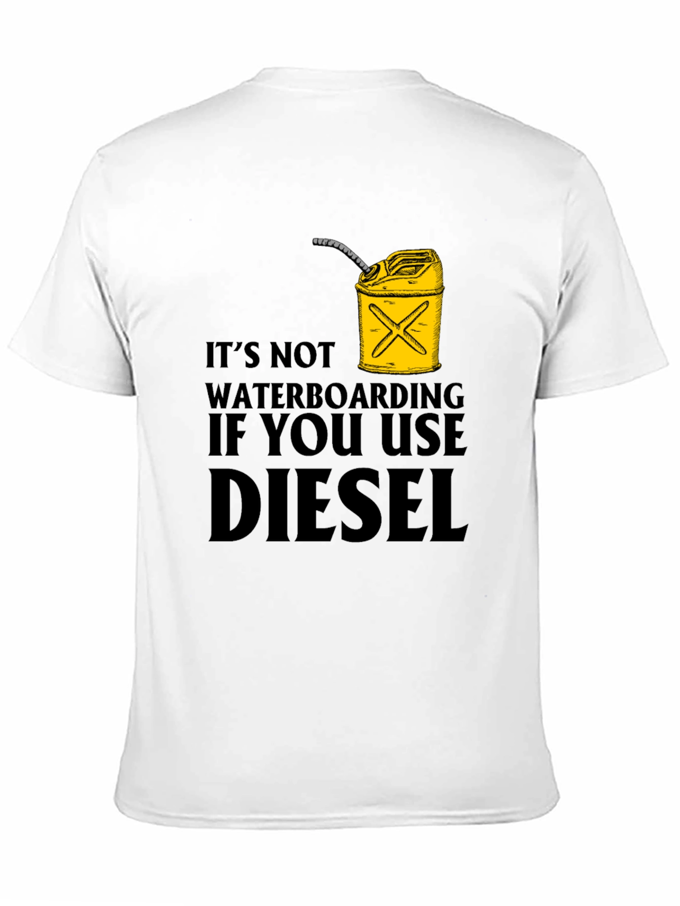 Diesel Waterboarding Humor T-Shirt