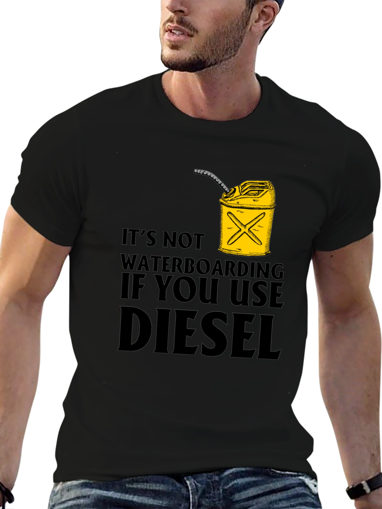 Diesel Waterboarding Humor T-Shirt