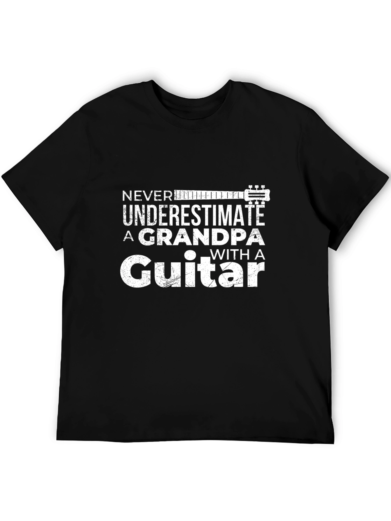 Grandpa Guitar T-Shirt - Never Underestimate
