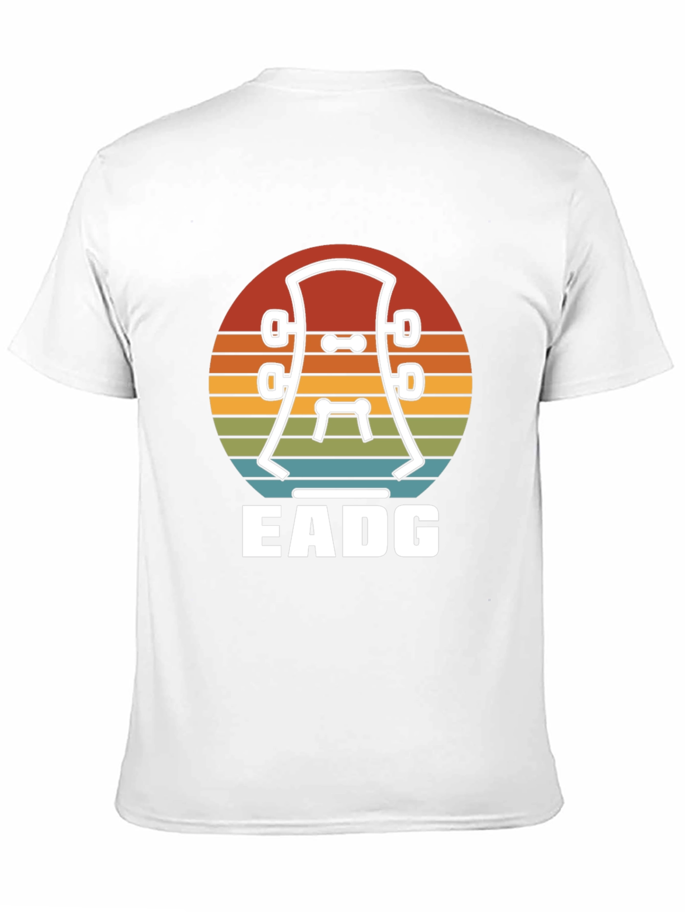 Guitar Headstock EADG T-Shirt - Musician Tee