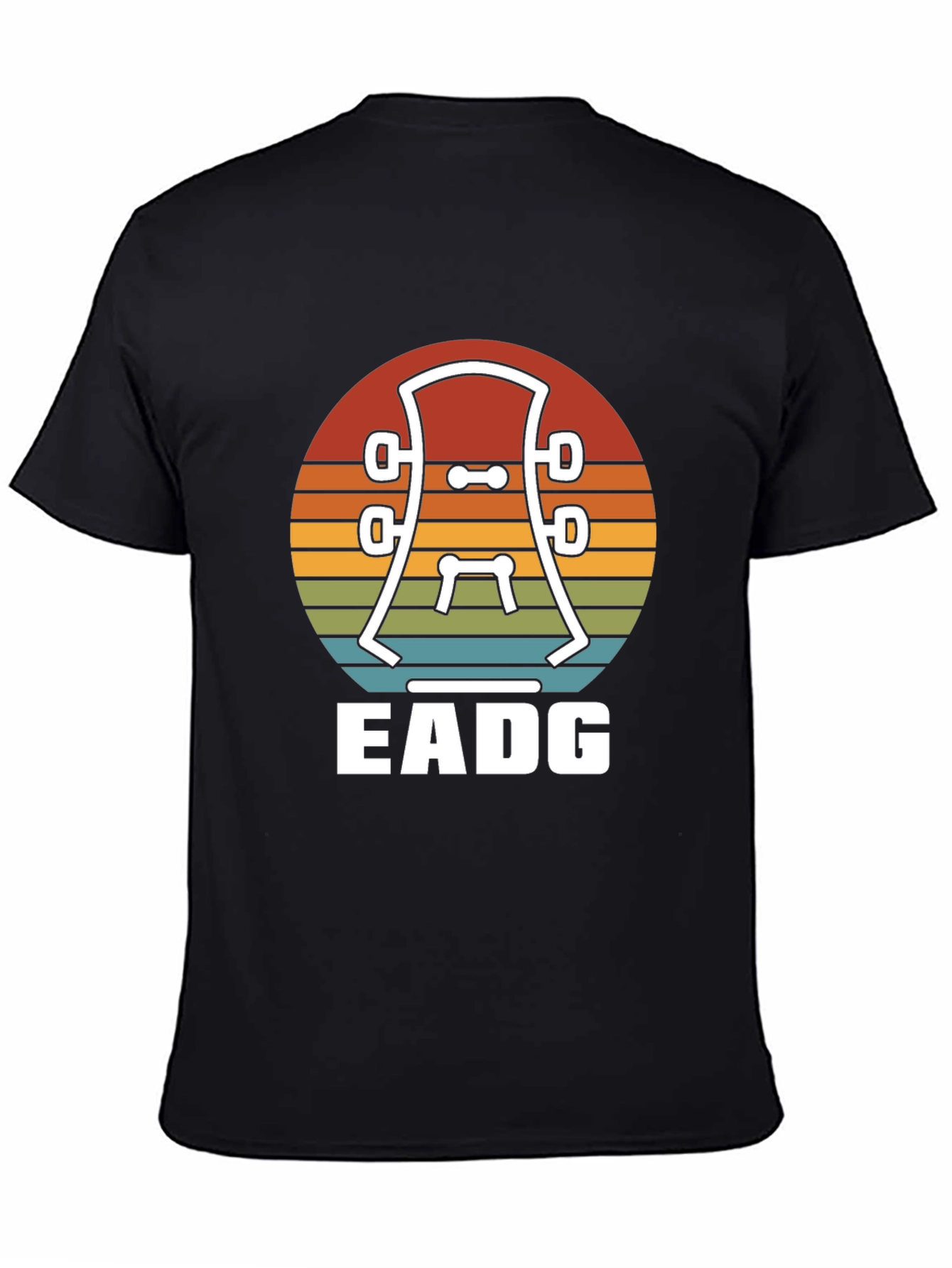 Guitar Headstock EADG T-Shirt - Musician Tee