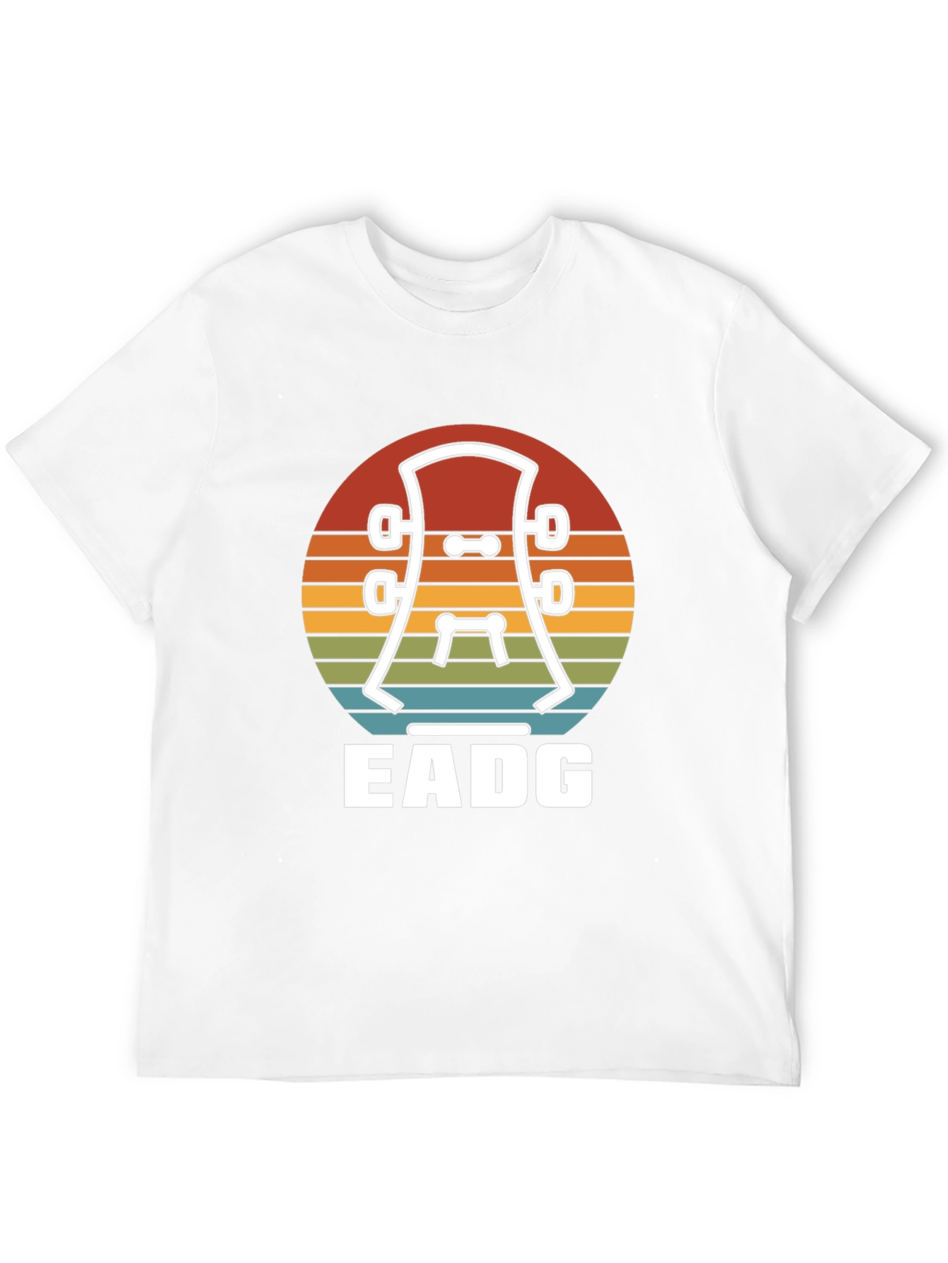 Guitar Headstock EADG T-Shirt - Musician Tee