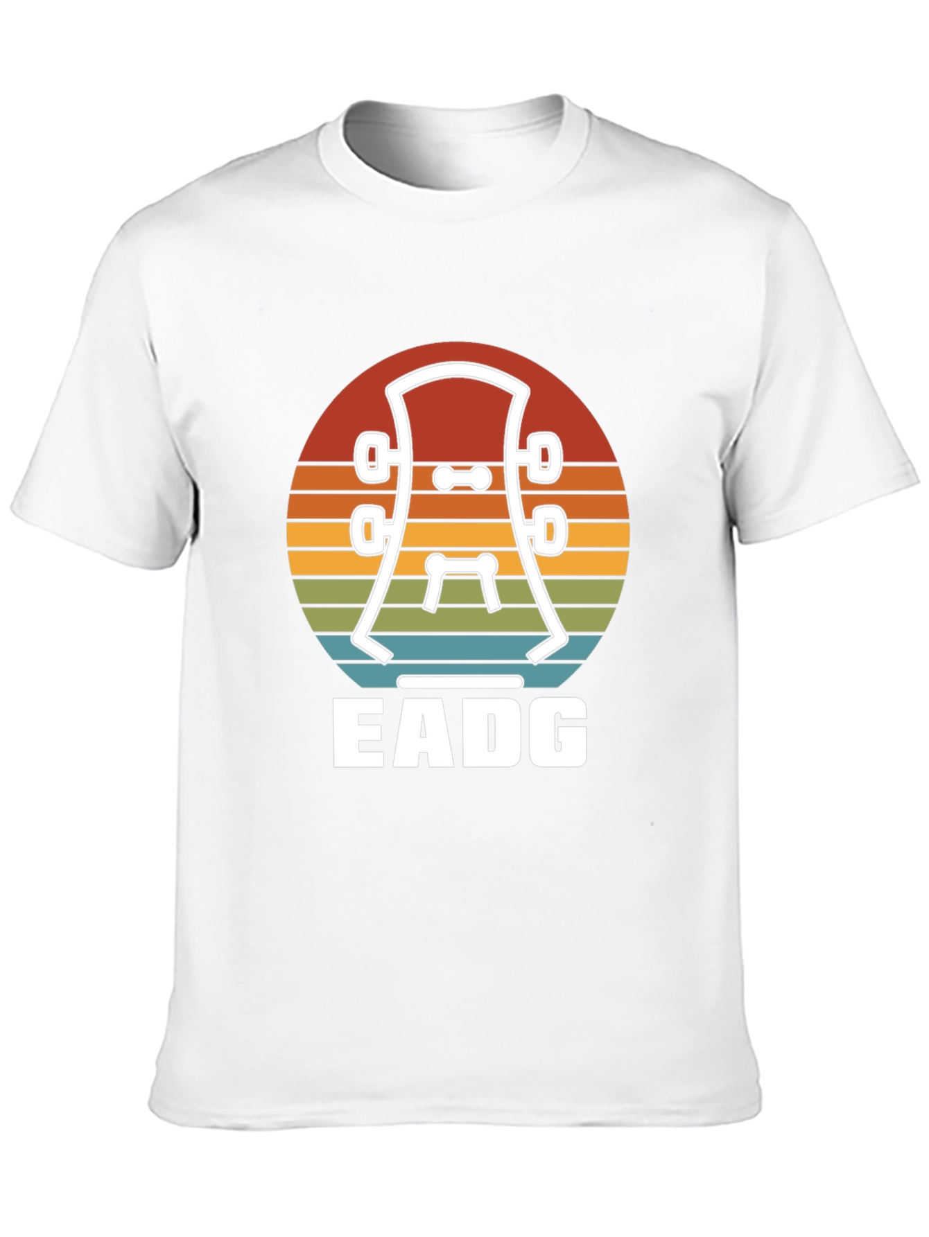 Guitar Headstock EADG T-Shirt - Musician Tee