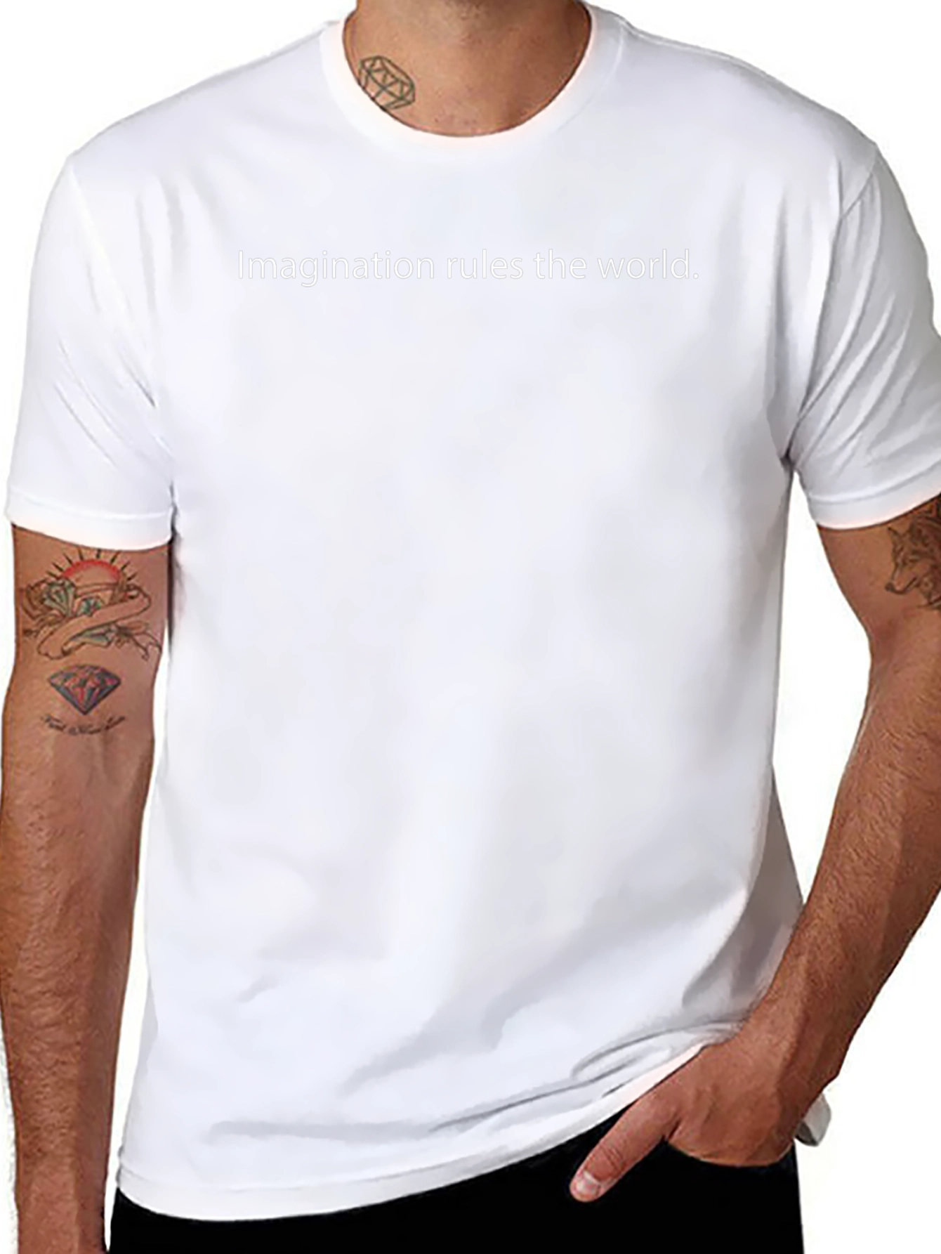 Imagination Rules Black T-Shirt