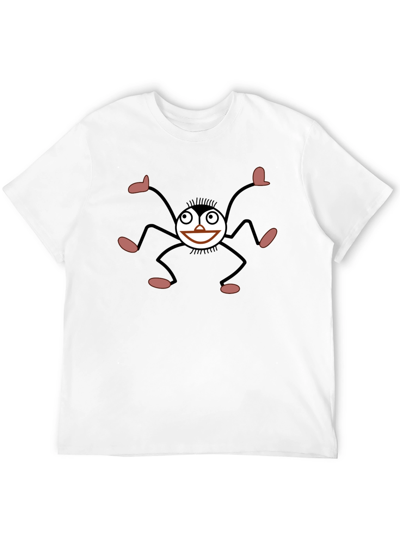 Funky Spider Graphic Black T-Shirt