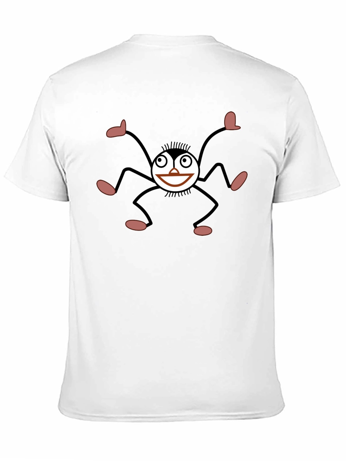 Funky Spider Graphic Black T-Shirt