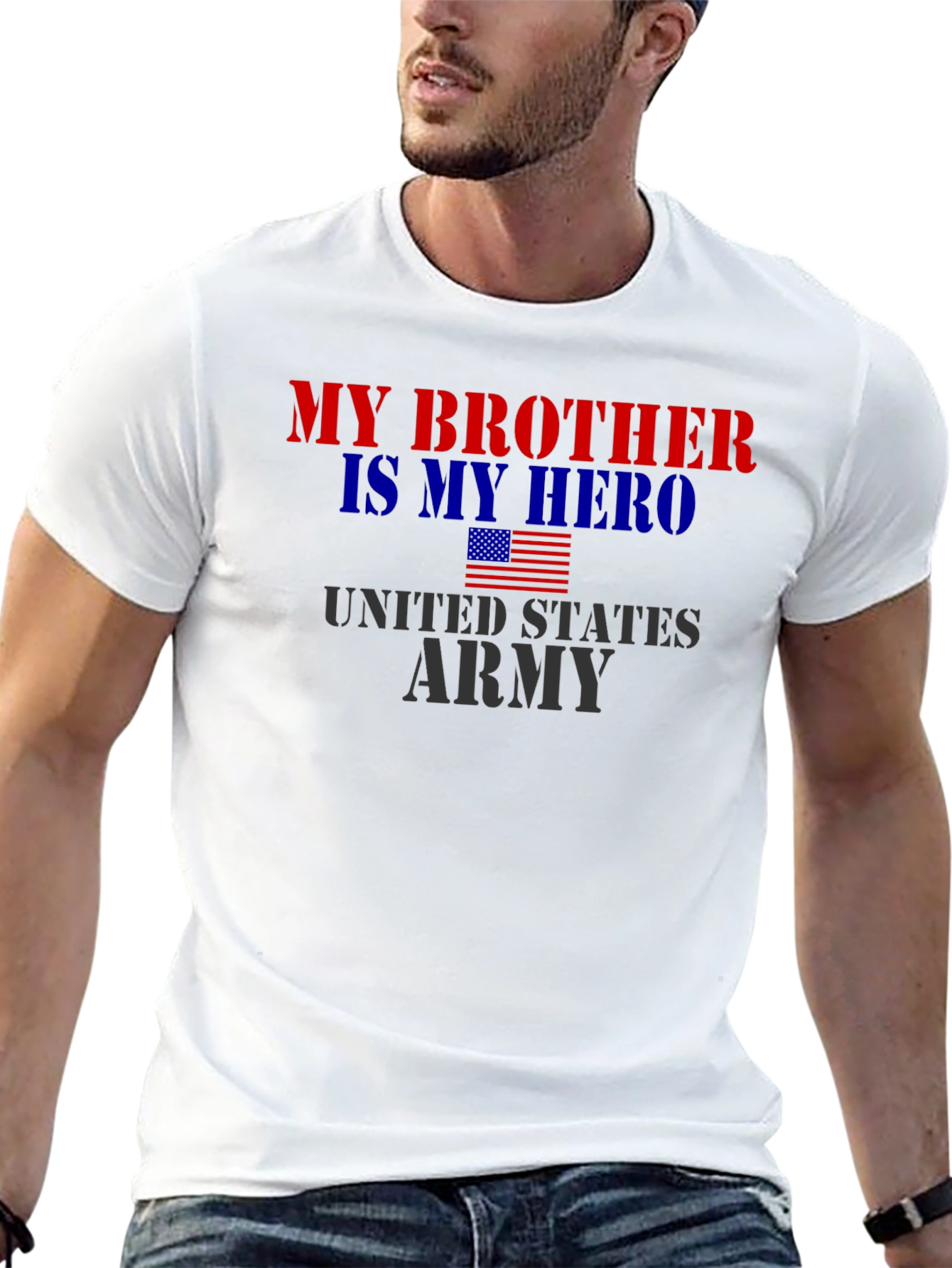 My Brother Is My Hero US Army T-Shirt