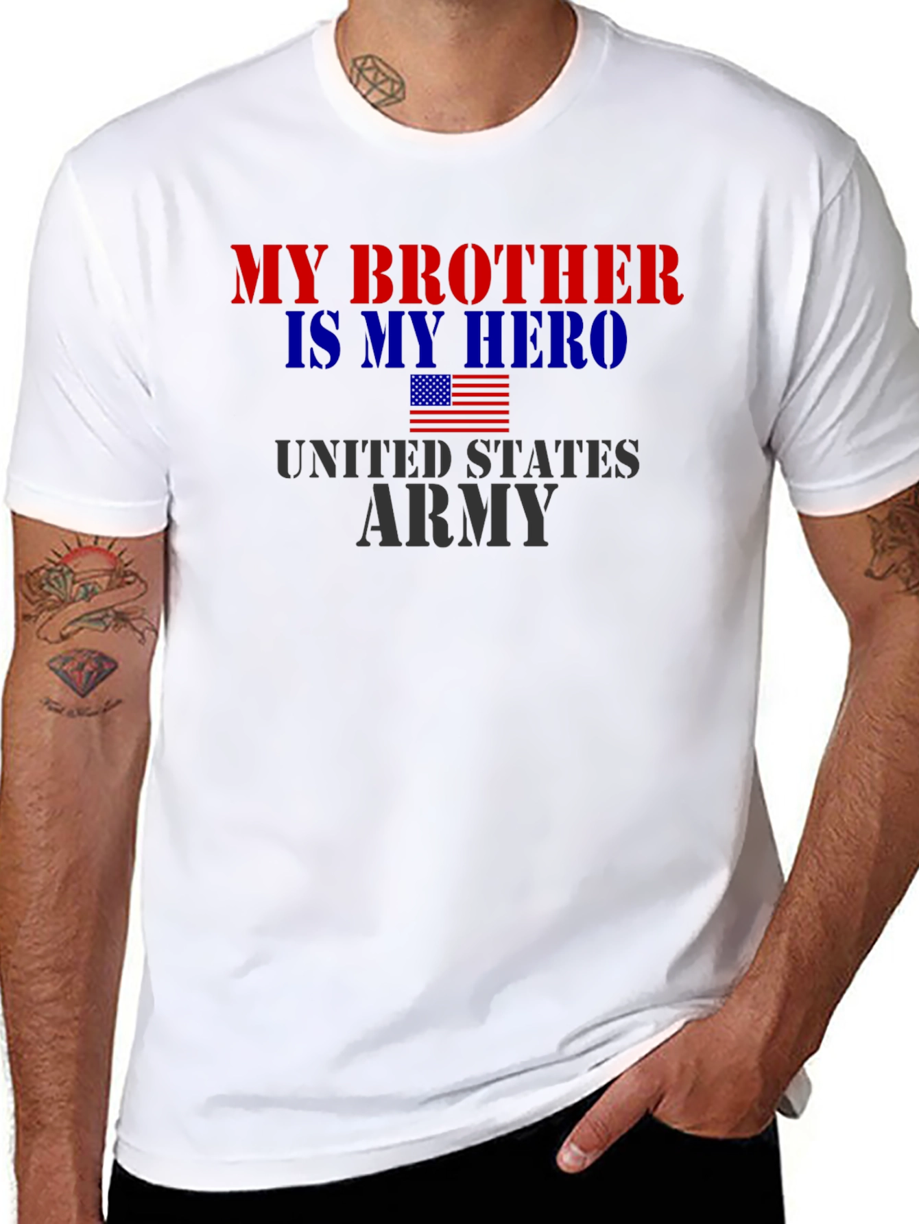 My Brother Is My Hero US Army T-Shirt
