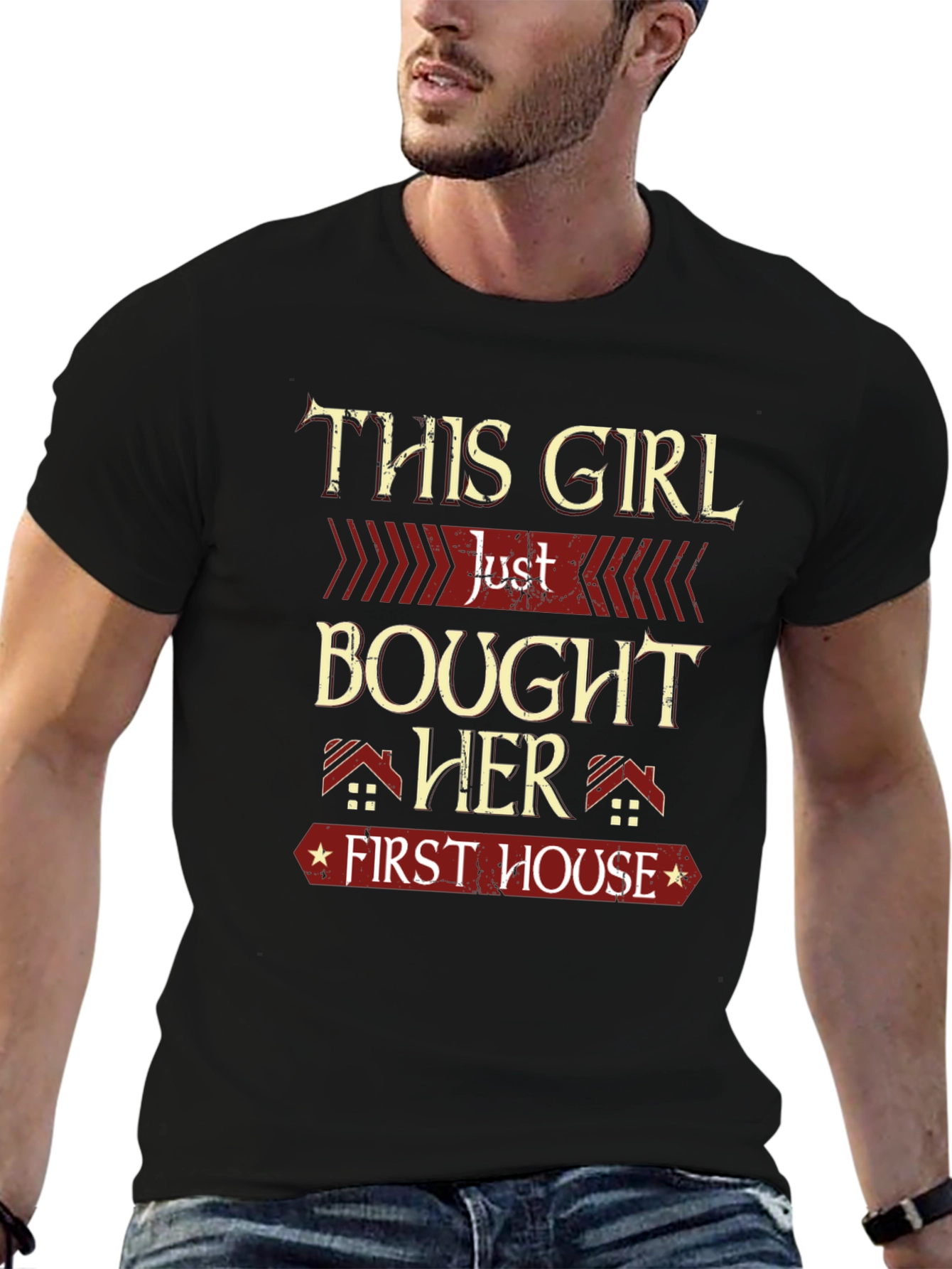 First House T-Shirt - New Homeowner Gift