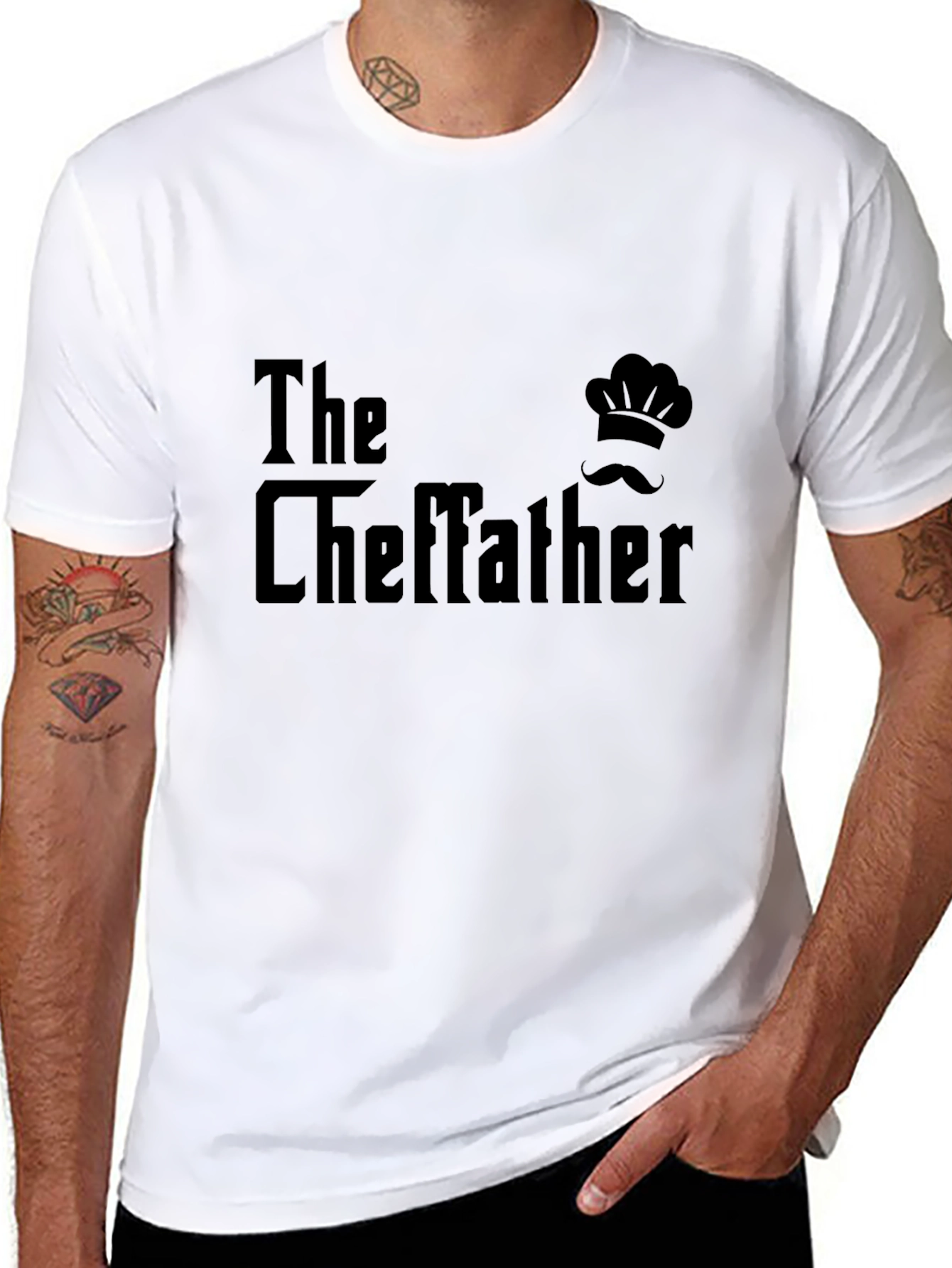 The Cheffather T-Shirt - Funny Chef Dad Gift