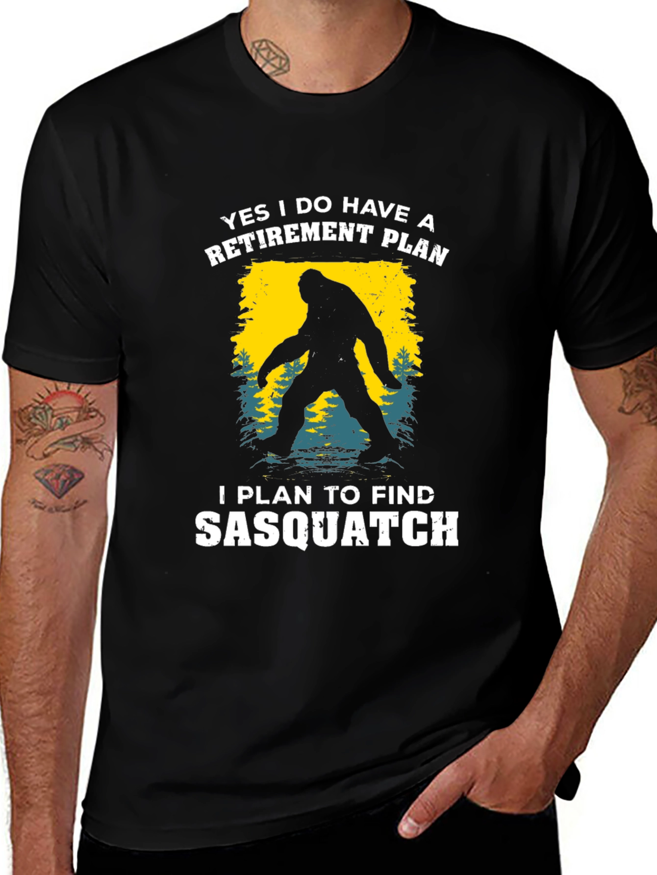 Sasquatch Retirement Plan T-Shirt