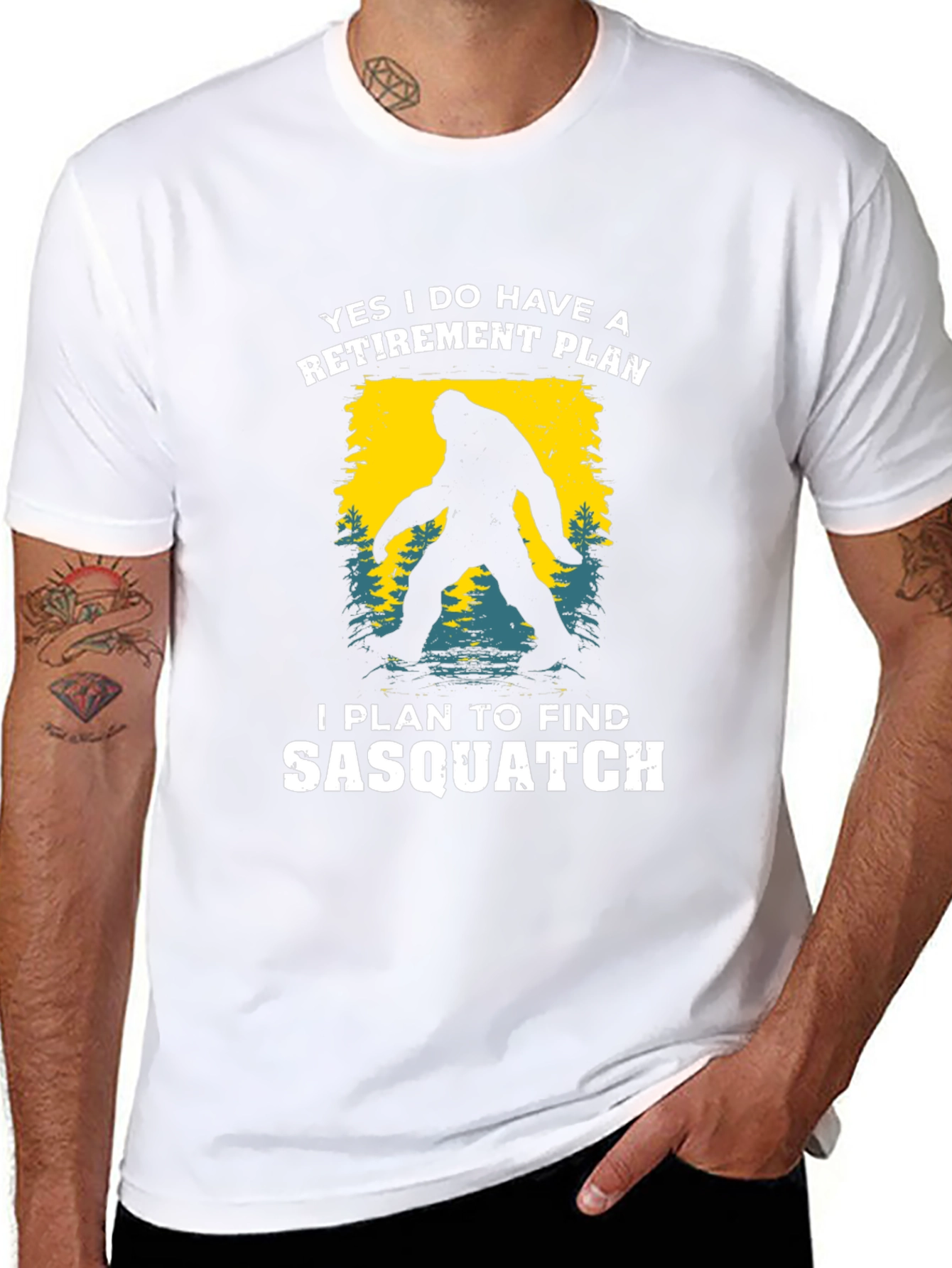 Sasquatch Retirement Plan T-Shirt