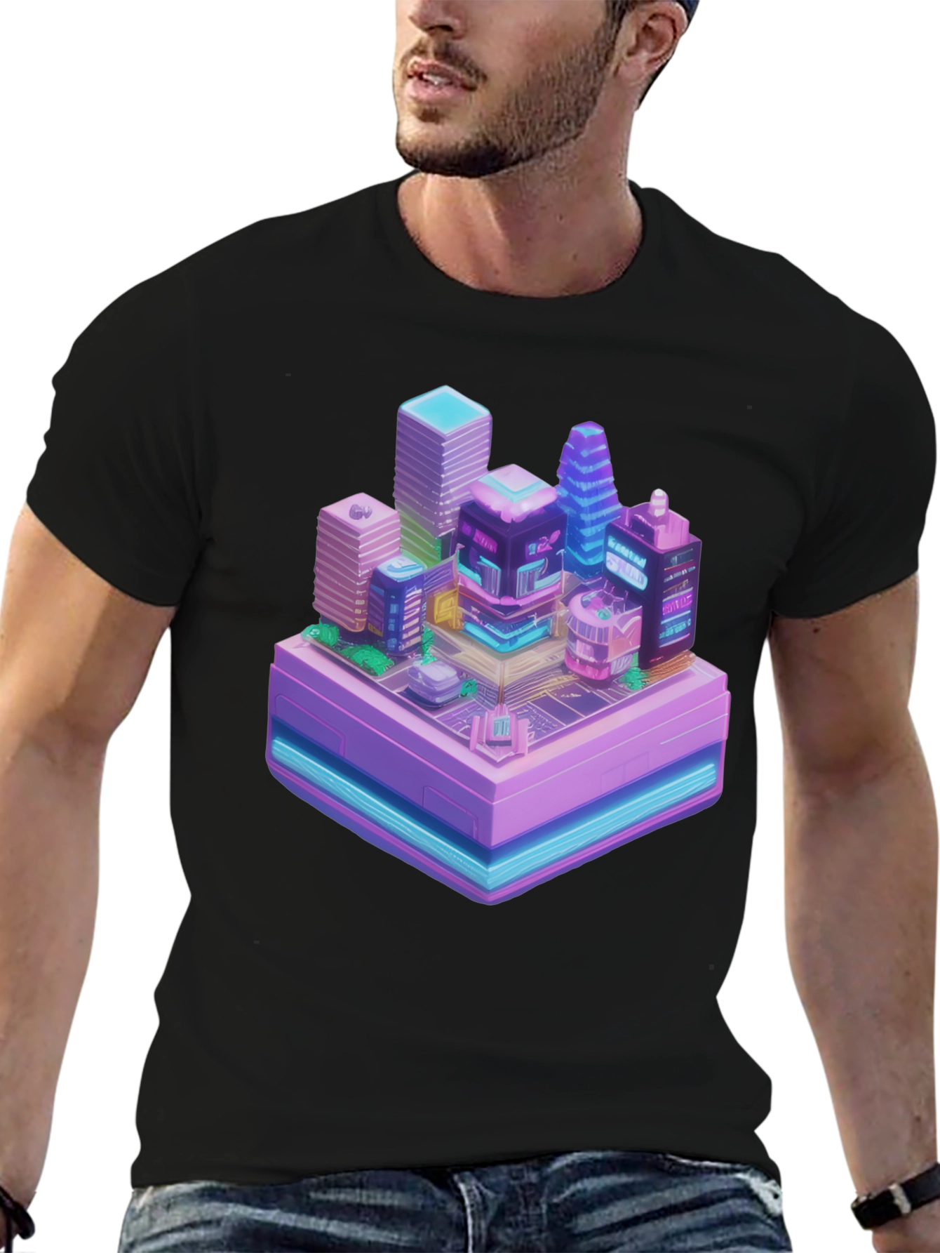 Isometric Cityscape T-Shirt