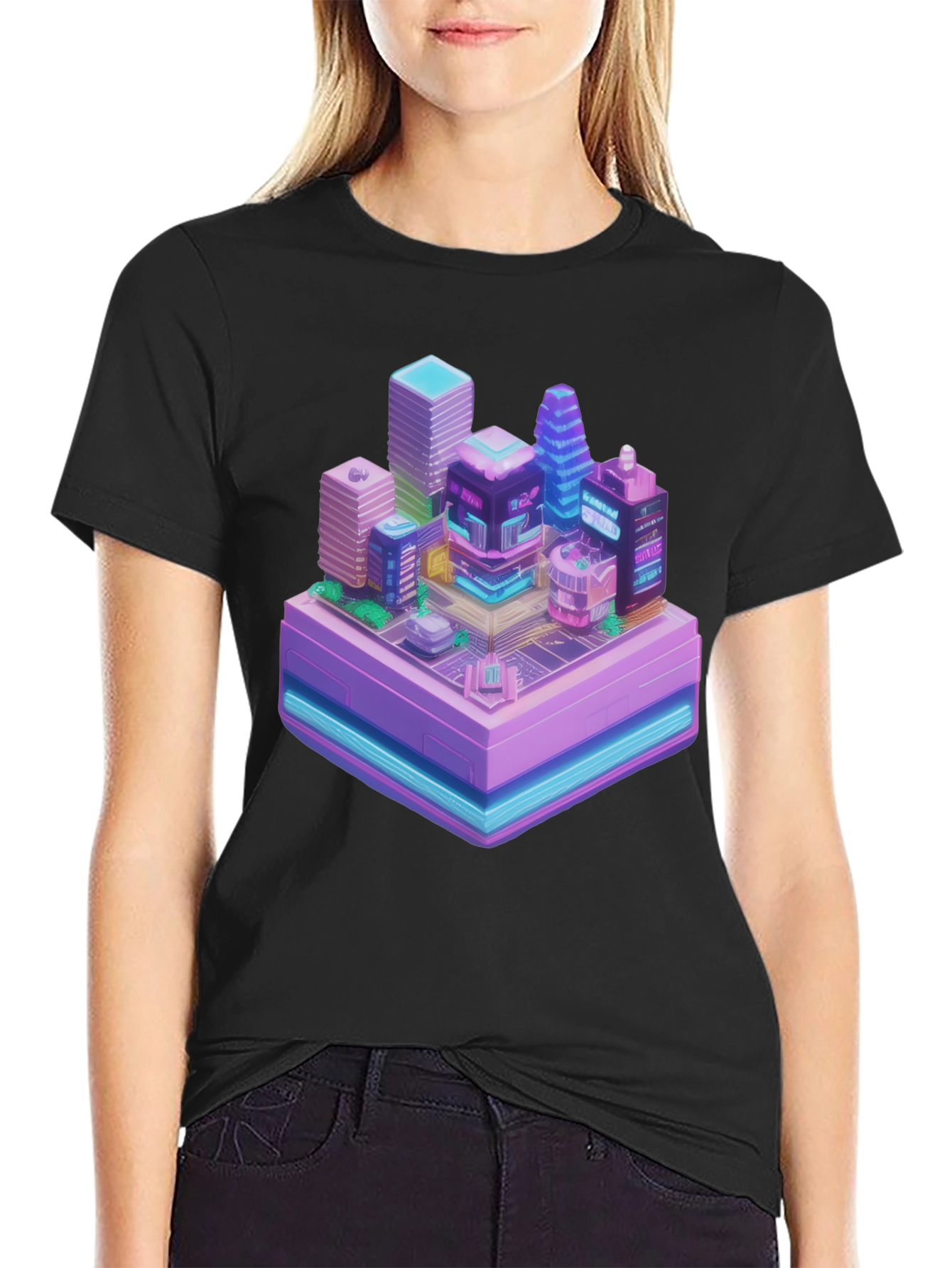 Isometric Cityscape T-Shirt