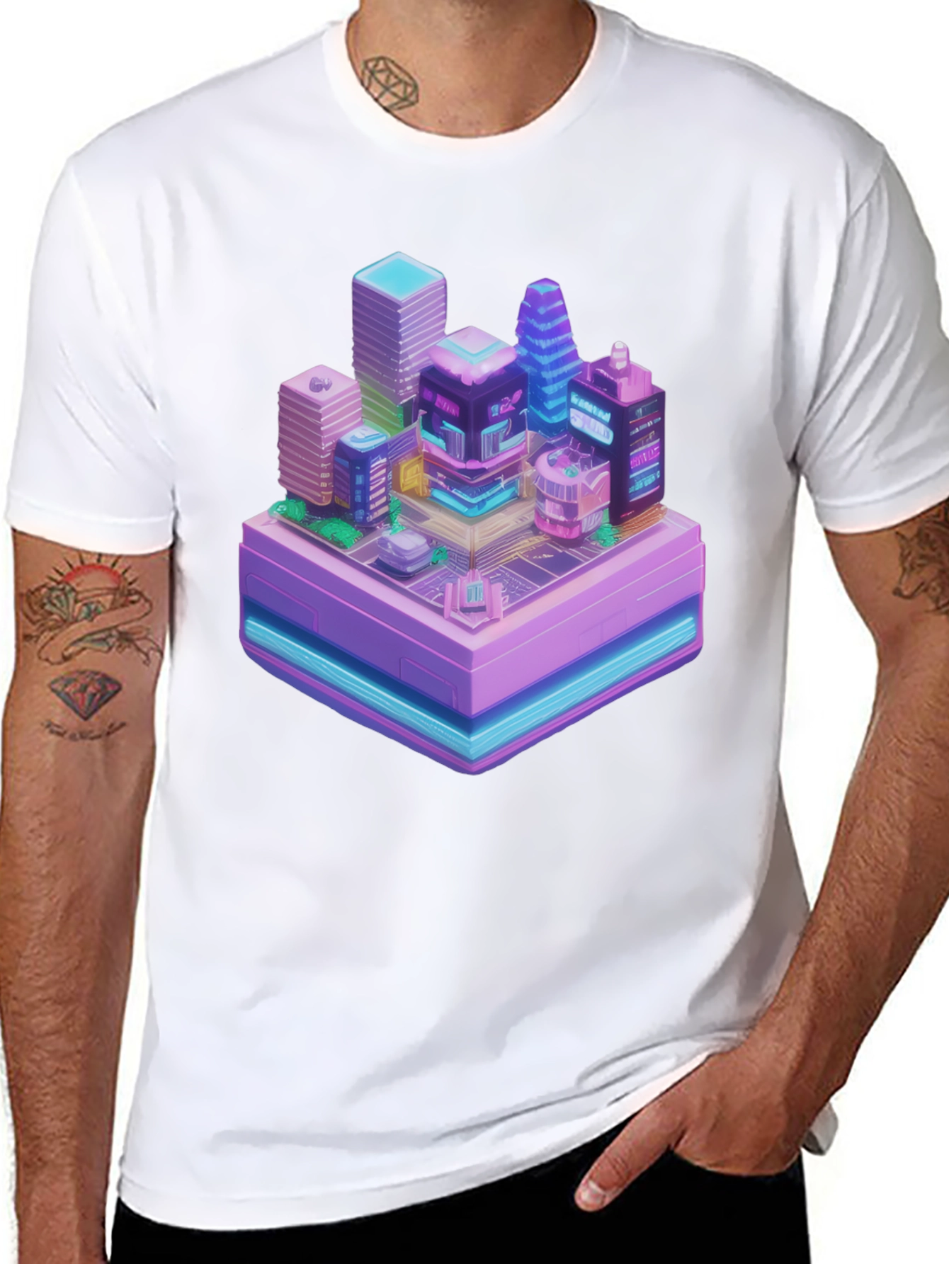 Isometric Cityscape T-Shirt