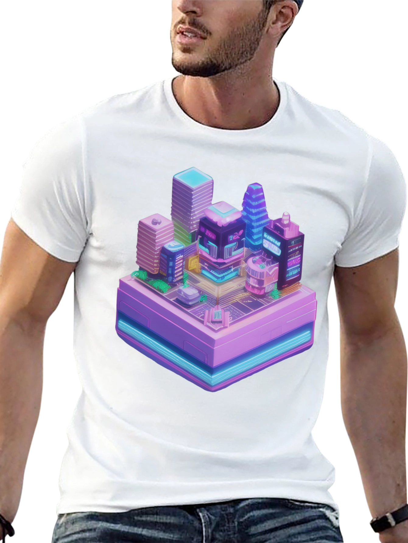 Isometric Cityscape T-Shirt