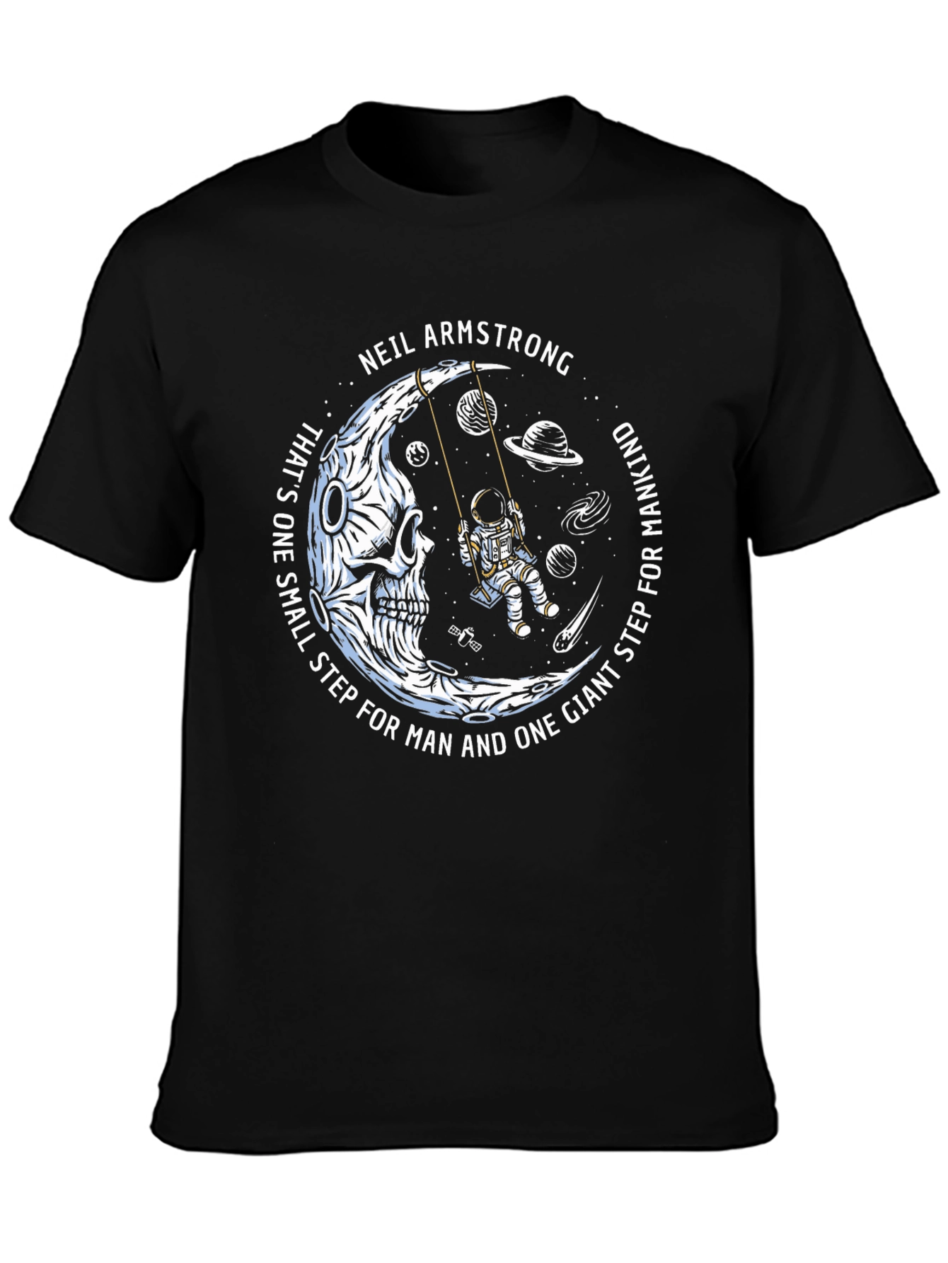 Neil Armstrong Moon Landing Graphic T-Shirt