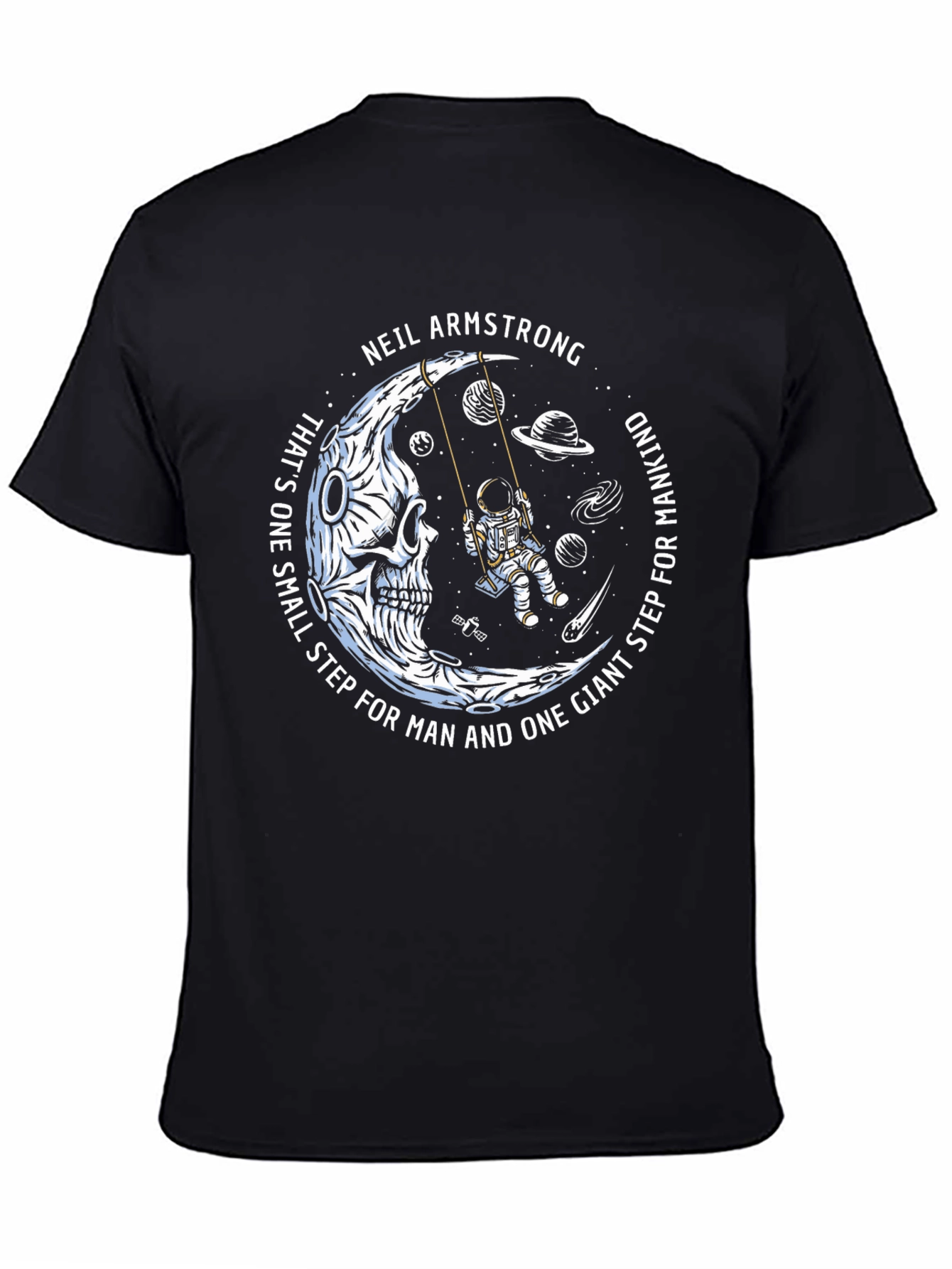 Neil Armstrong Moon Landing Graphic T-Shirt