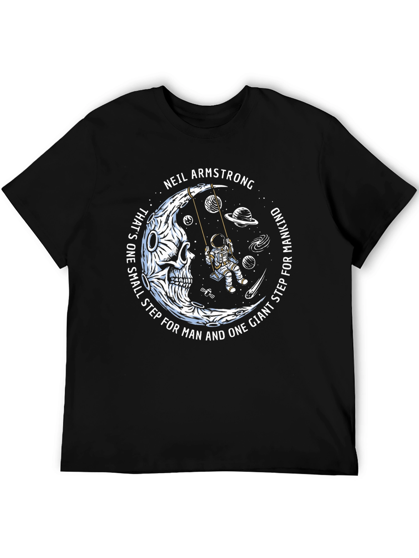 Neil Armstrong Moon Landing Graphic T-Shirt