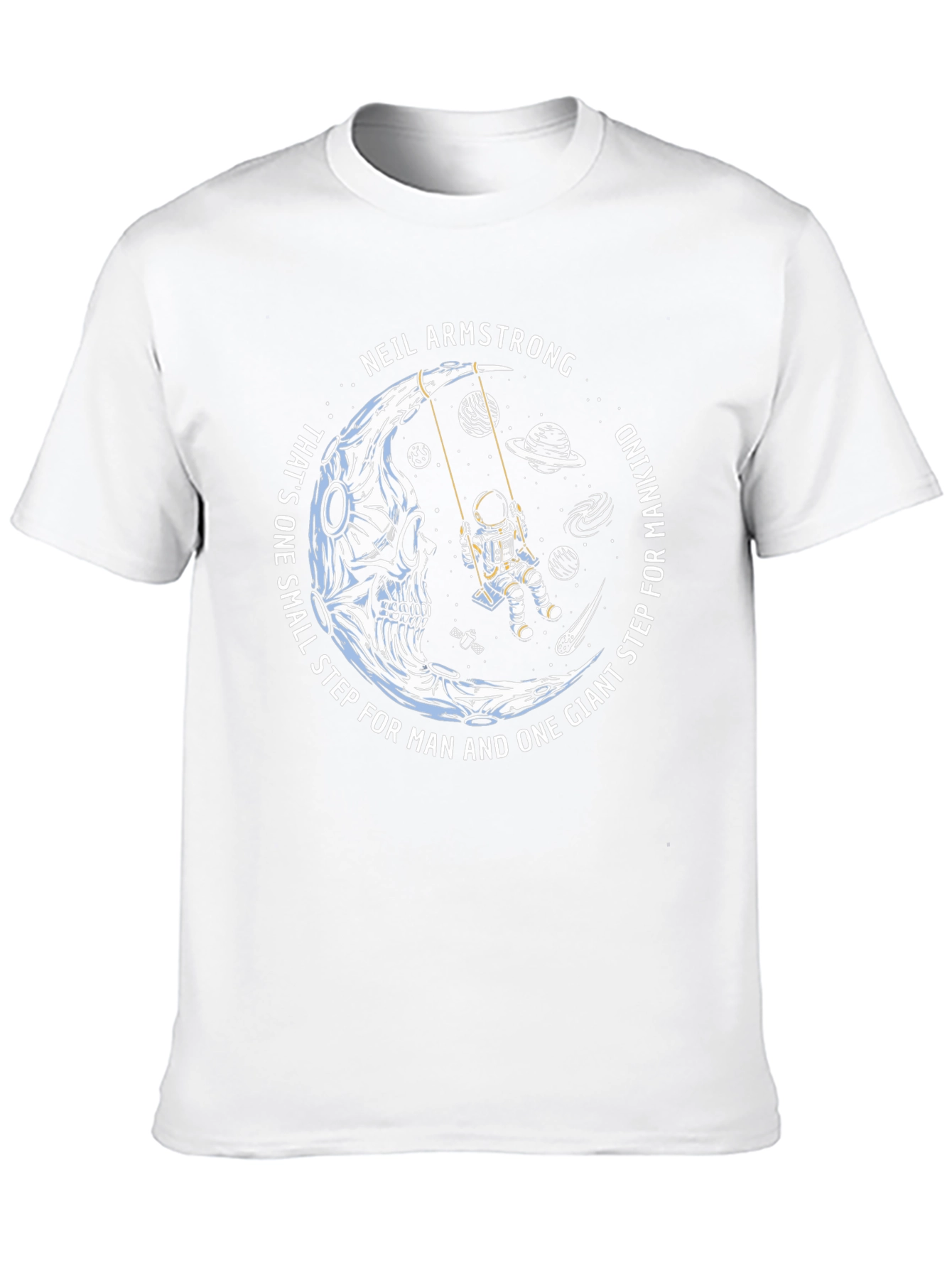 Neil Armstrong Moon Landing Graphic T-Shirt