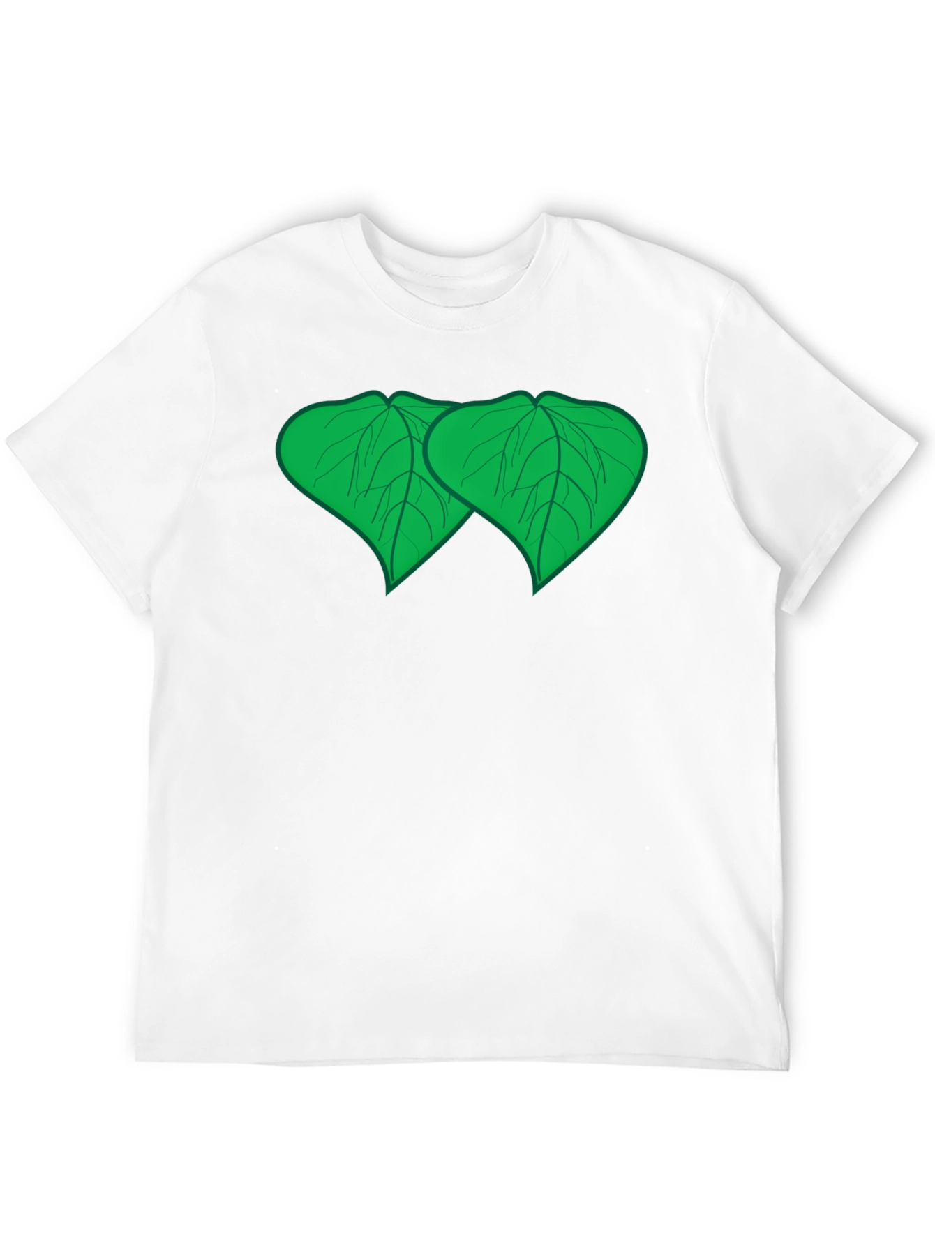 Bodhi Leaf Graphic Tee - Zen Style Comfort