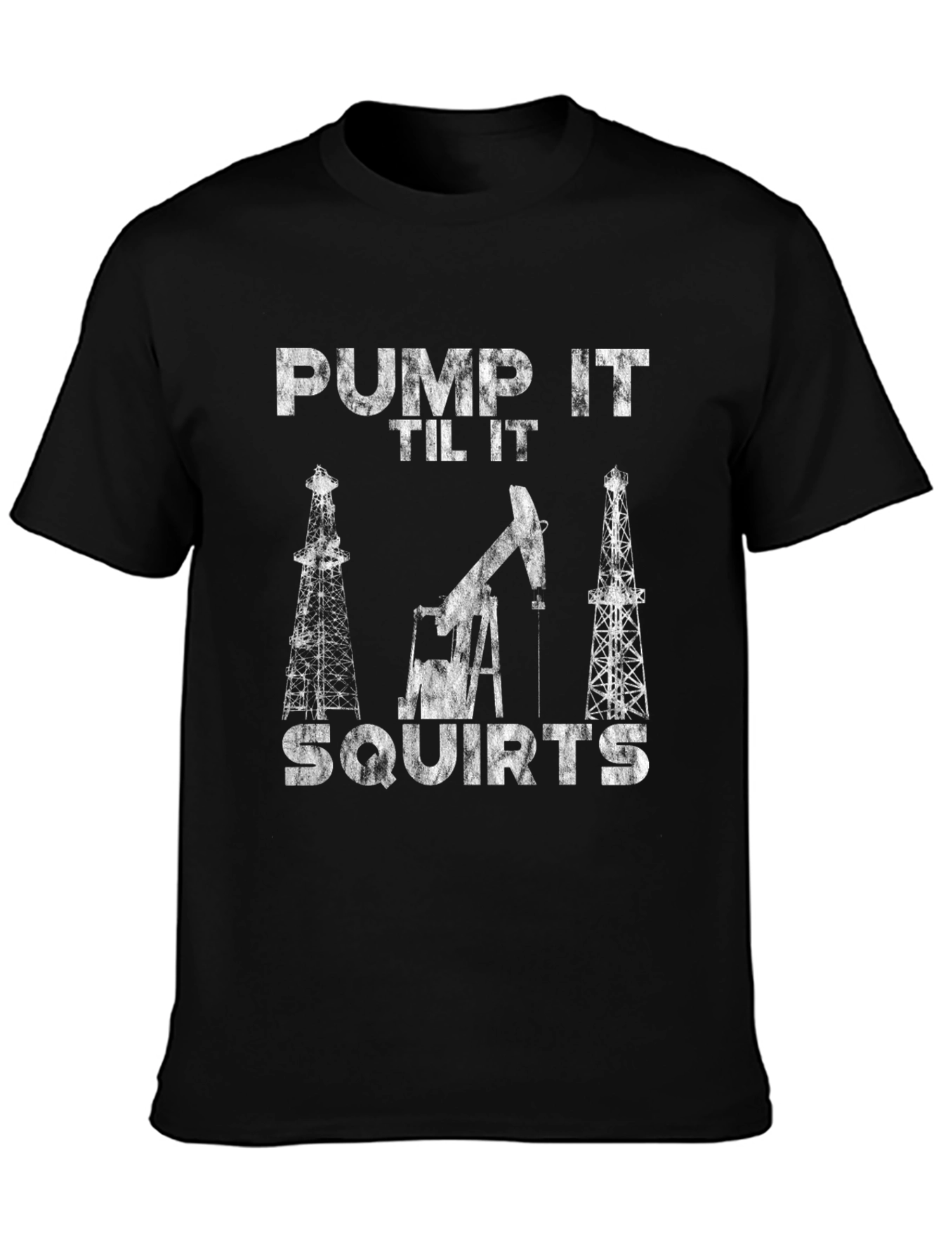 Pump It Oil Rig Graphic Tee