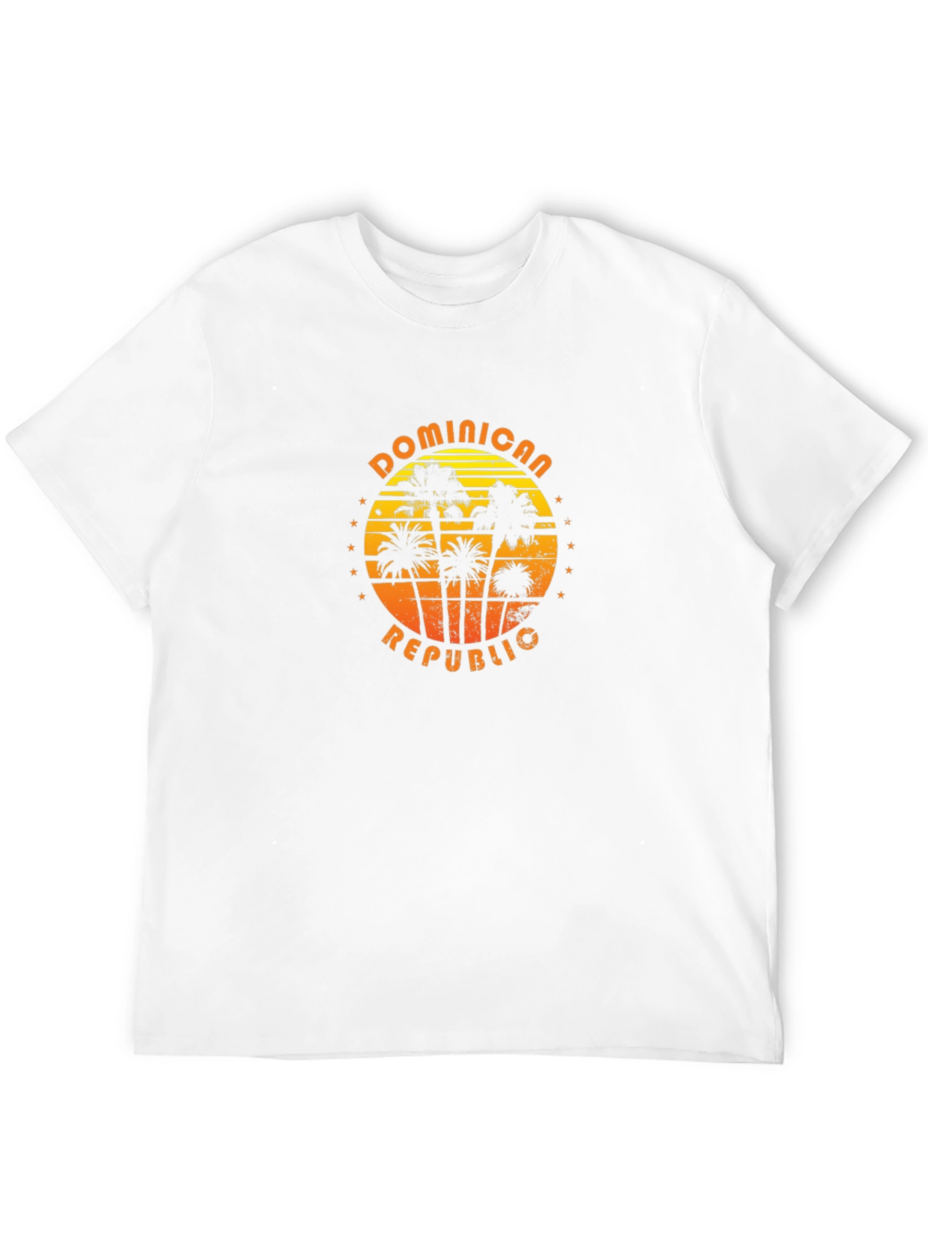 Dominican Republic Palm Tree Graphic T-Shirt