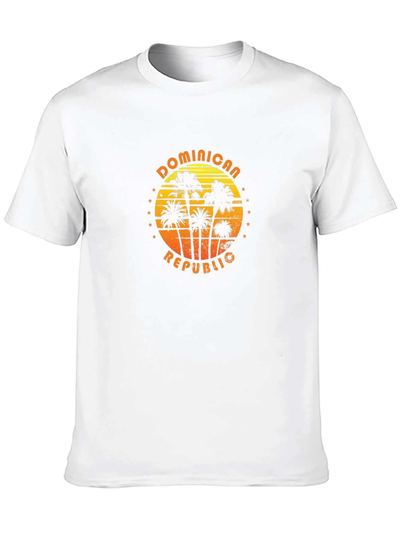 Dominican Republic Palm Tree Graphic T-Shirt