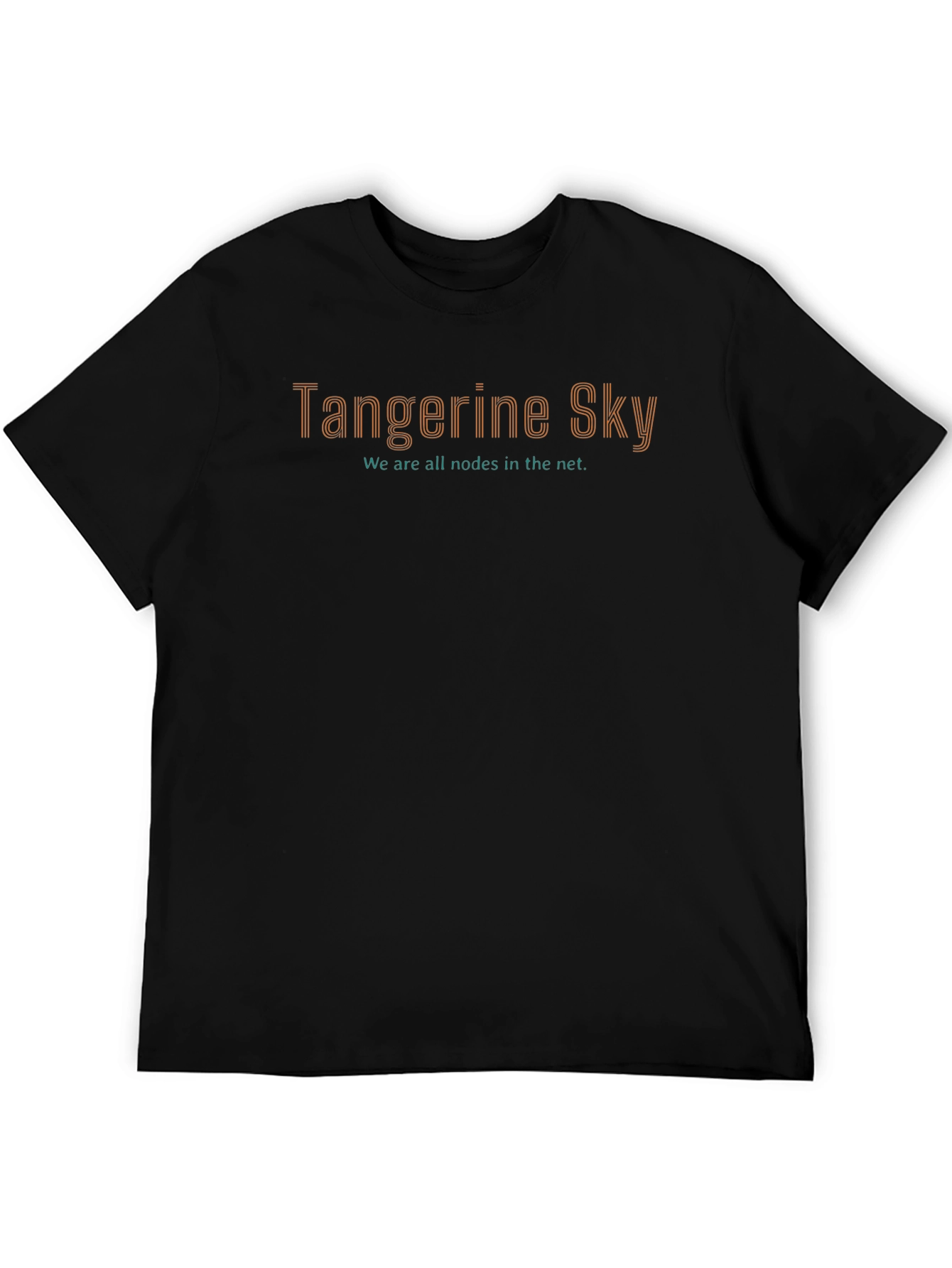 Tangerine Sky Graphic Tee - Stylish Comfort
