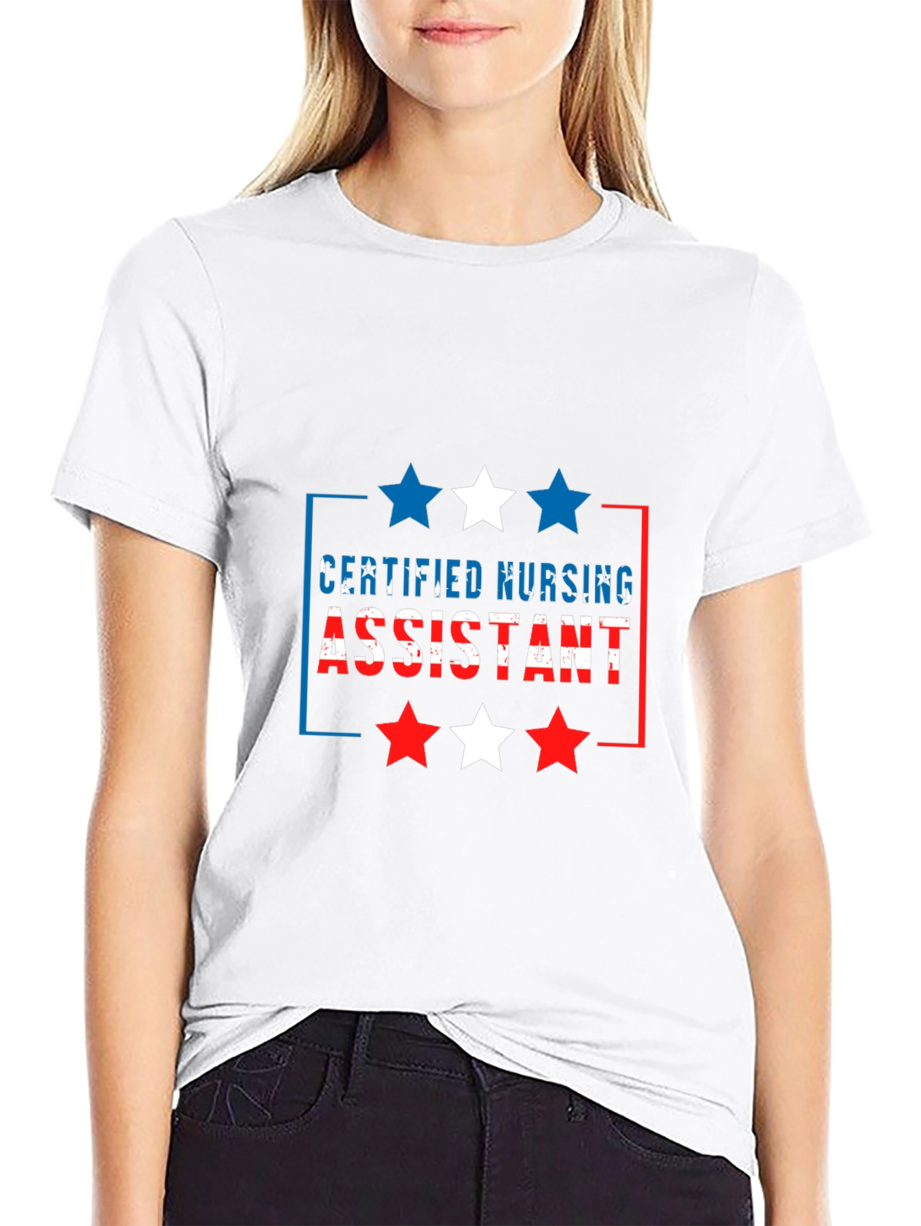 Certified Nursing Assistant Patriotic T-Shirt