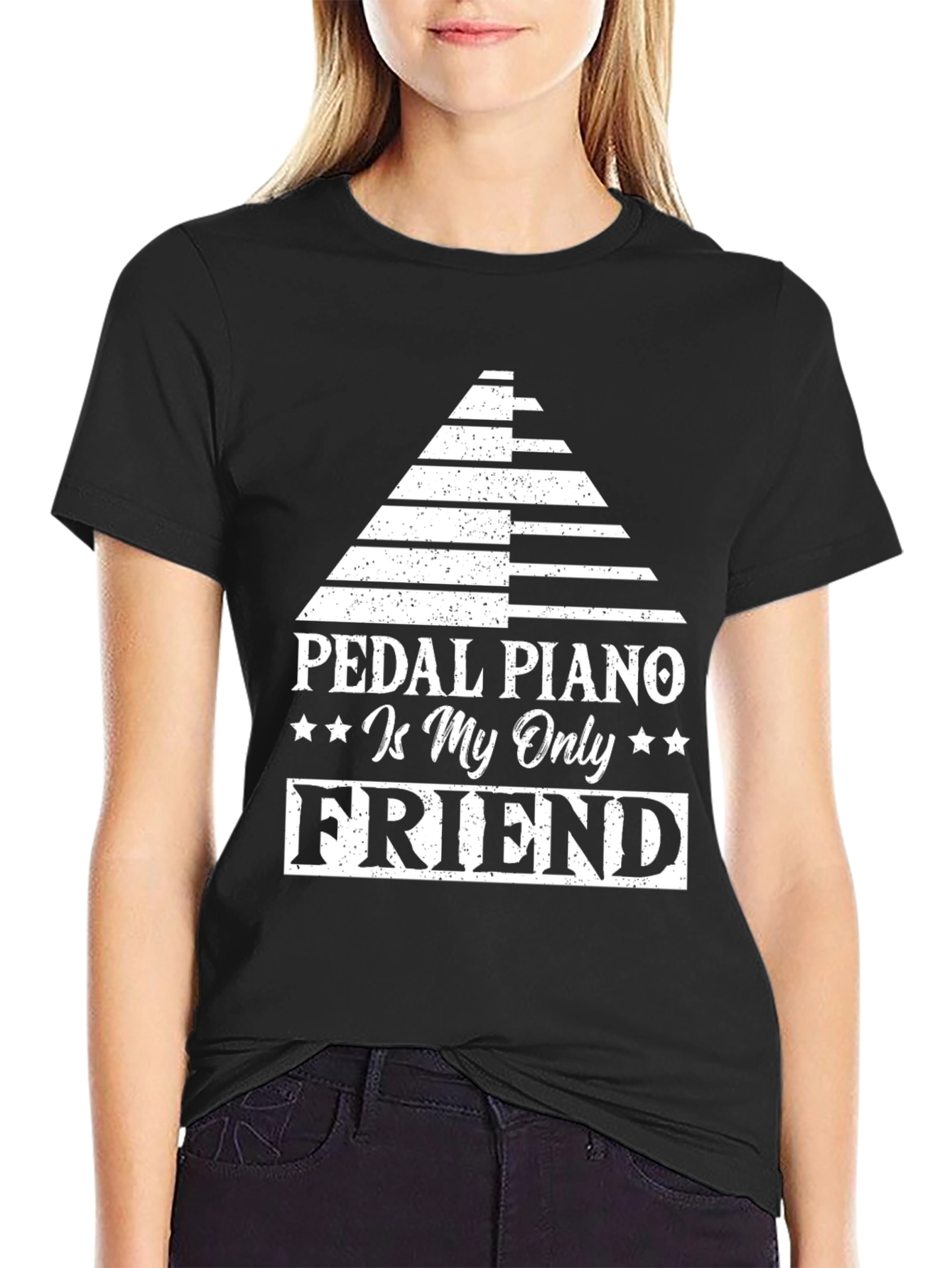 Pedal Piano Is My Only Friend Graphic Tee