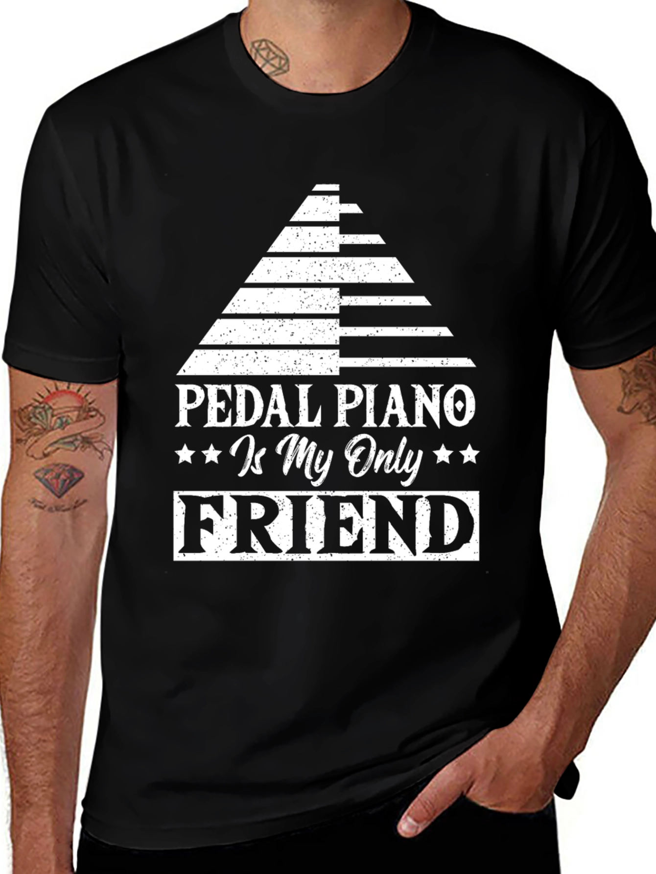 Pedal Piano Is My Only Friend Graphic Tee