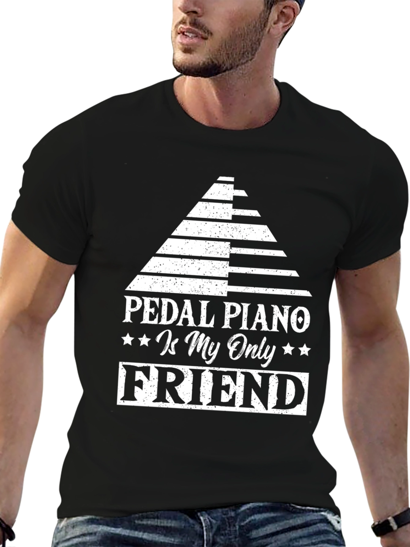Pedal Piano Is My Only Friend Graphic Tee