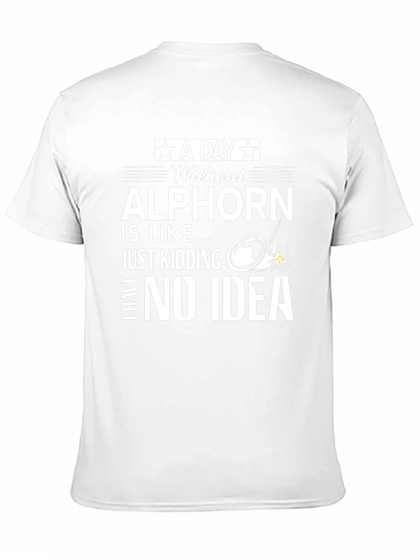 Alphorn Humor Graphic T-Shirt