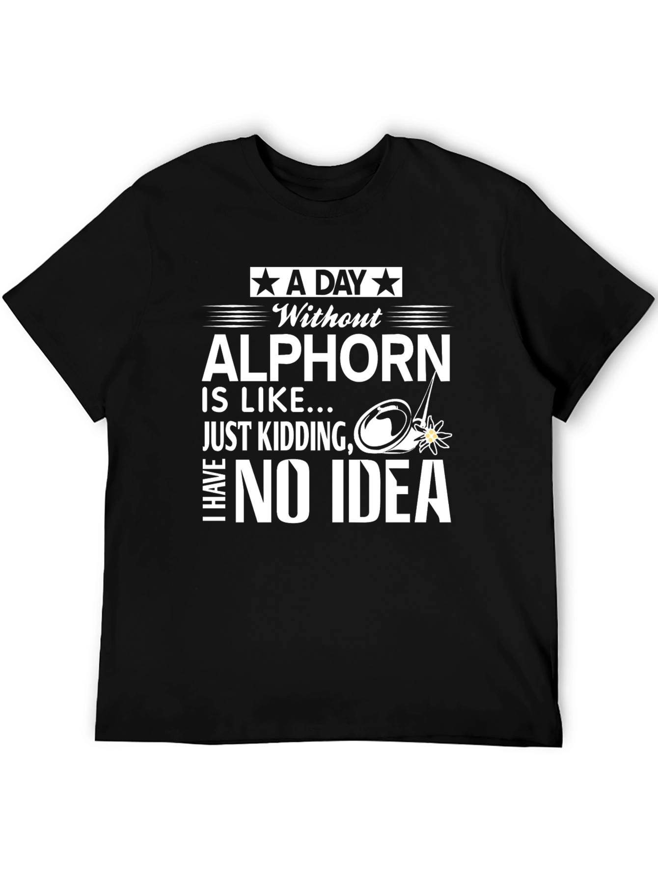 Alphorn Humor Graphic T-Shirt
