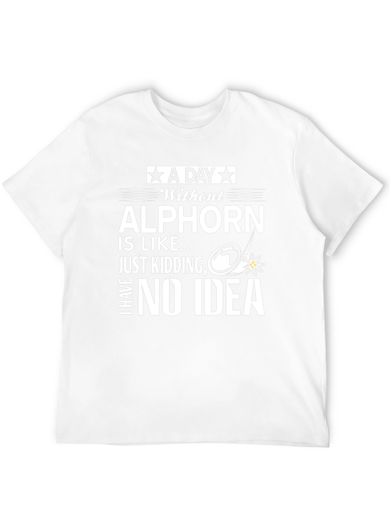 Alphorn Humor Graphic T-Shirt