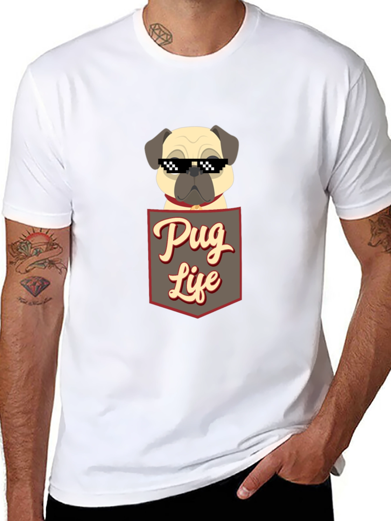 Pug Life T-Shirt - Funny Dog Tee