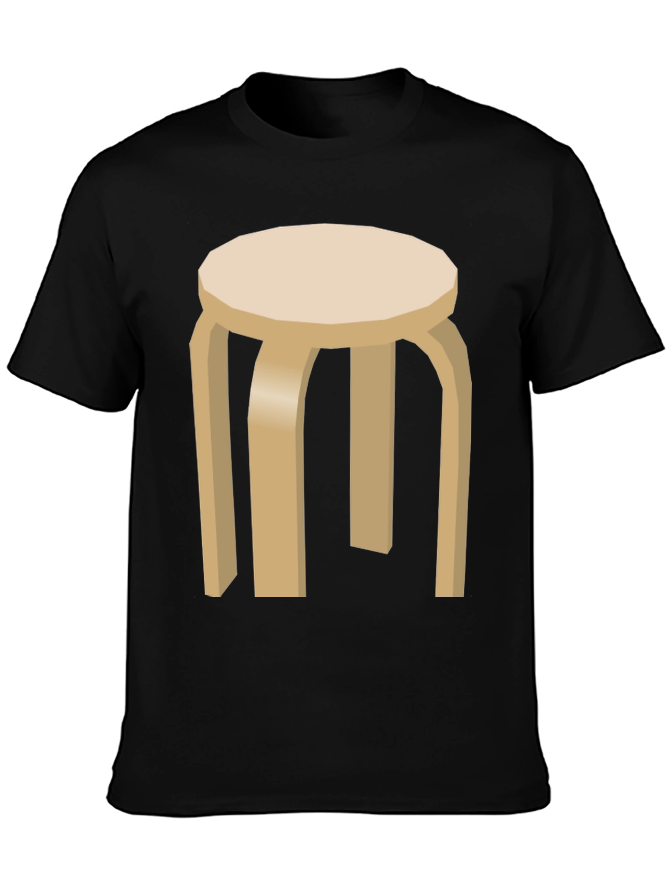 Stool Graphic T-Shirt - Modern Minimalist Tee