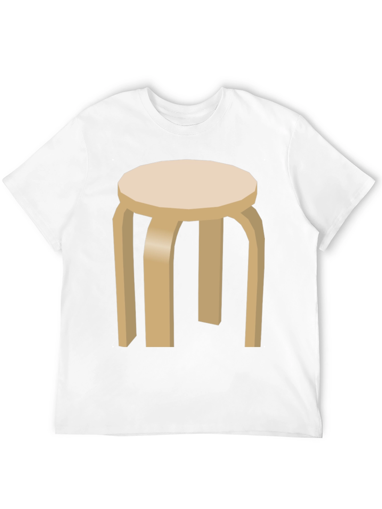 Stool Graphic T-Shirt - Modern Minimalist Tee