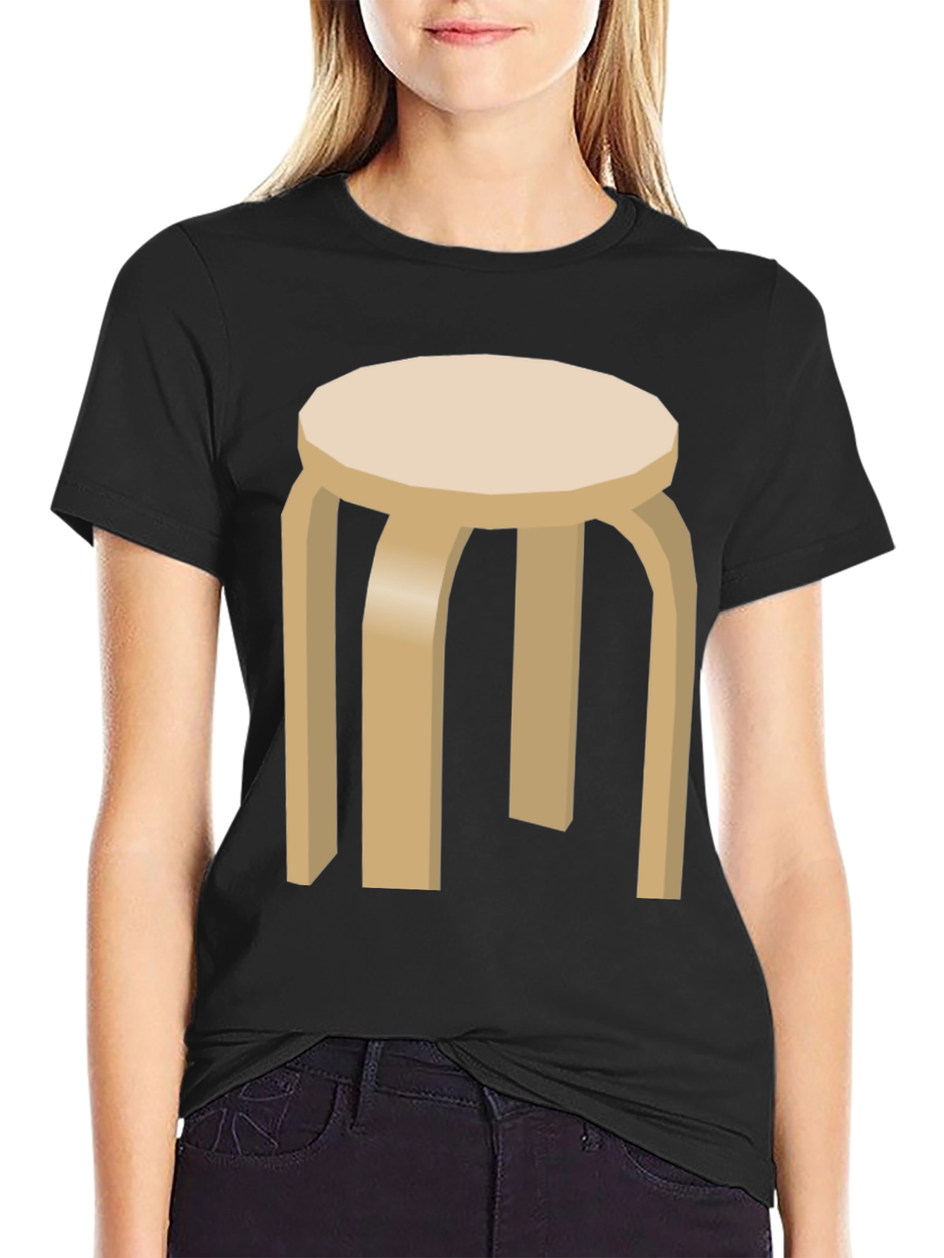 Stool Graphic T-Shirt - Modern Minimalist Tee