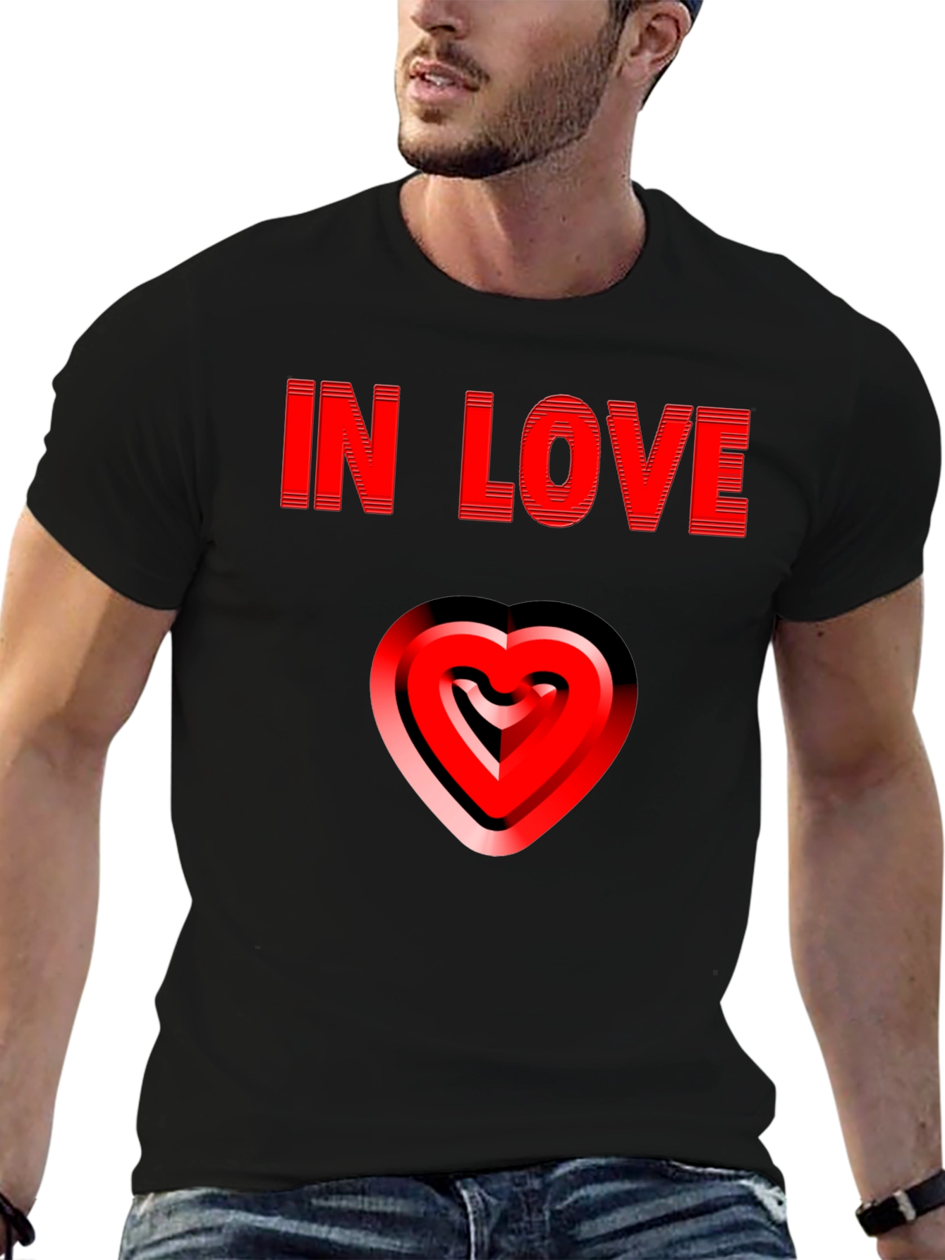 In Love Graphic T-Shirt - Stylish Valentines Day Apparel