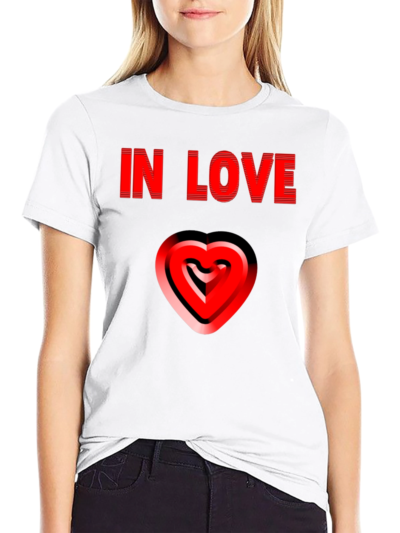 In Love Graphic T-Shirt - Stylish Valentines Day Apparel