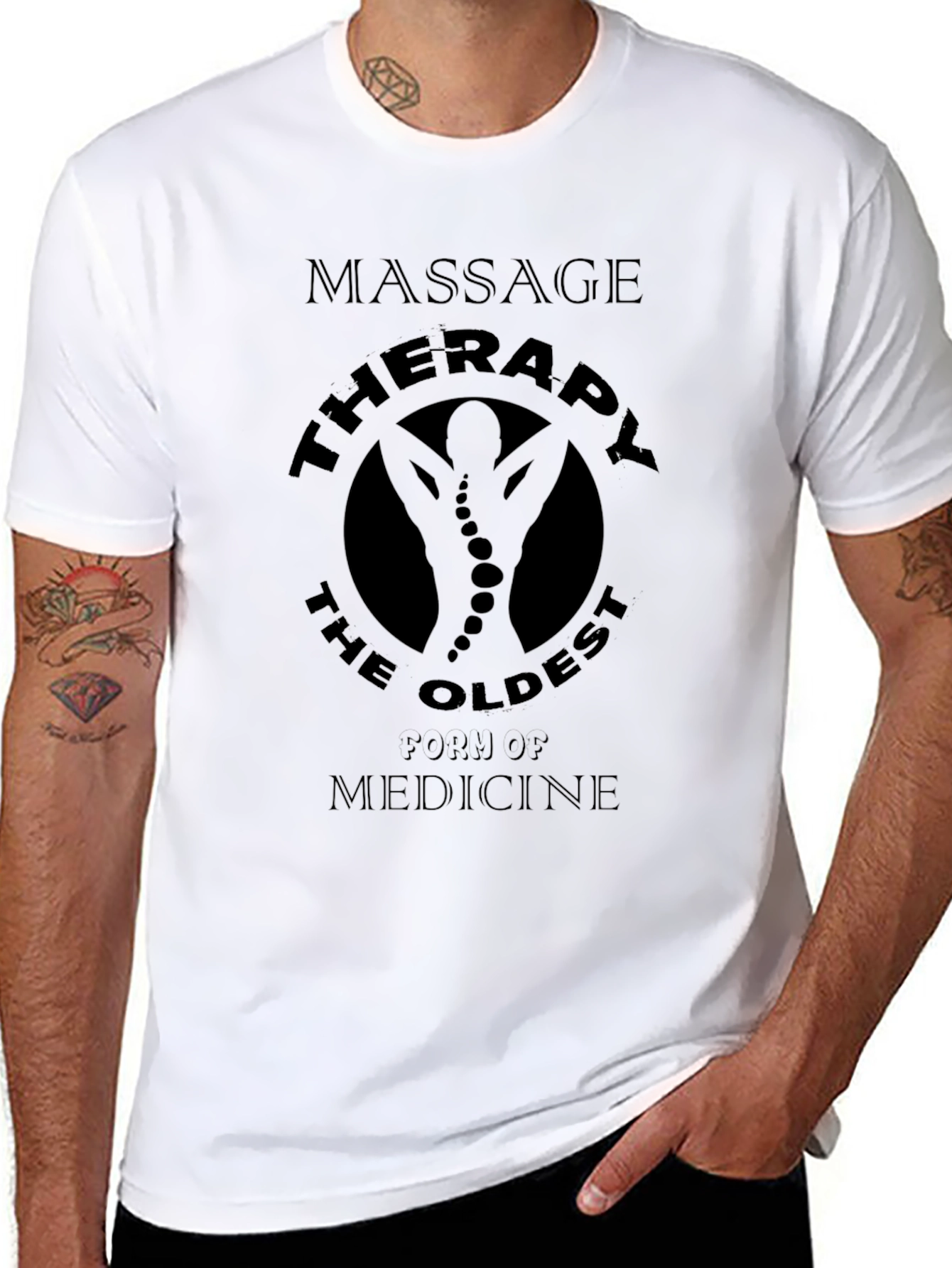 Massage Therapy T-Shirt: The Oldest Form of Medicine